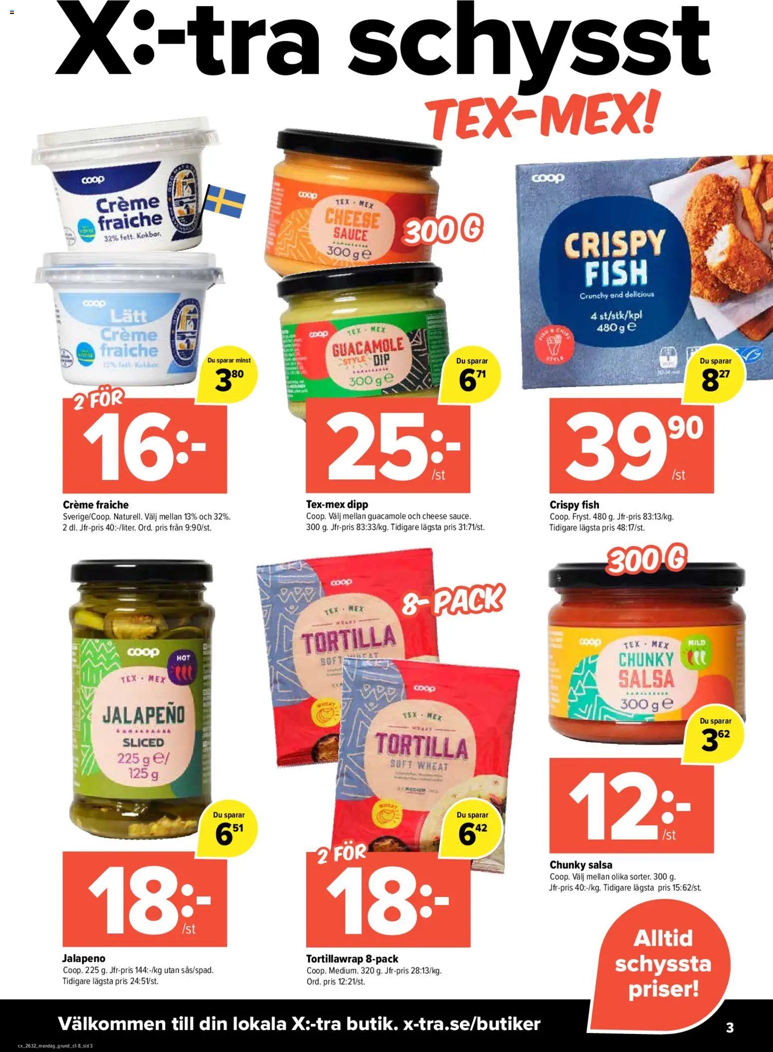 Coop X:-TRA erbjudanden