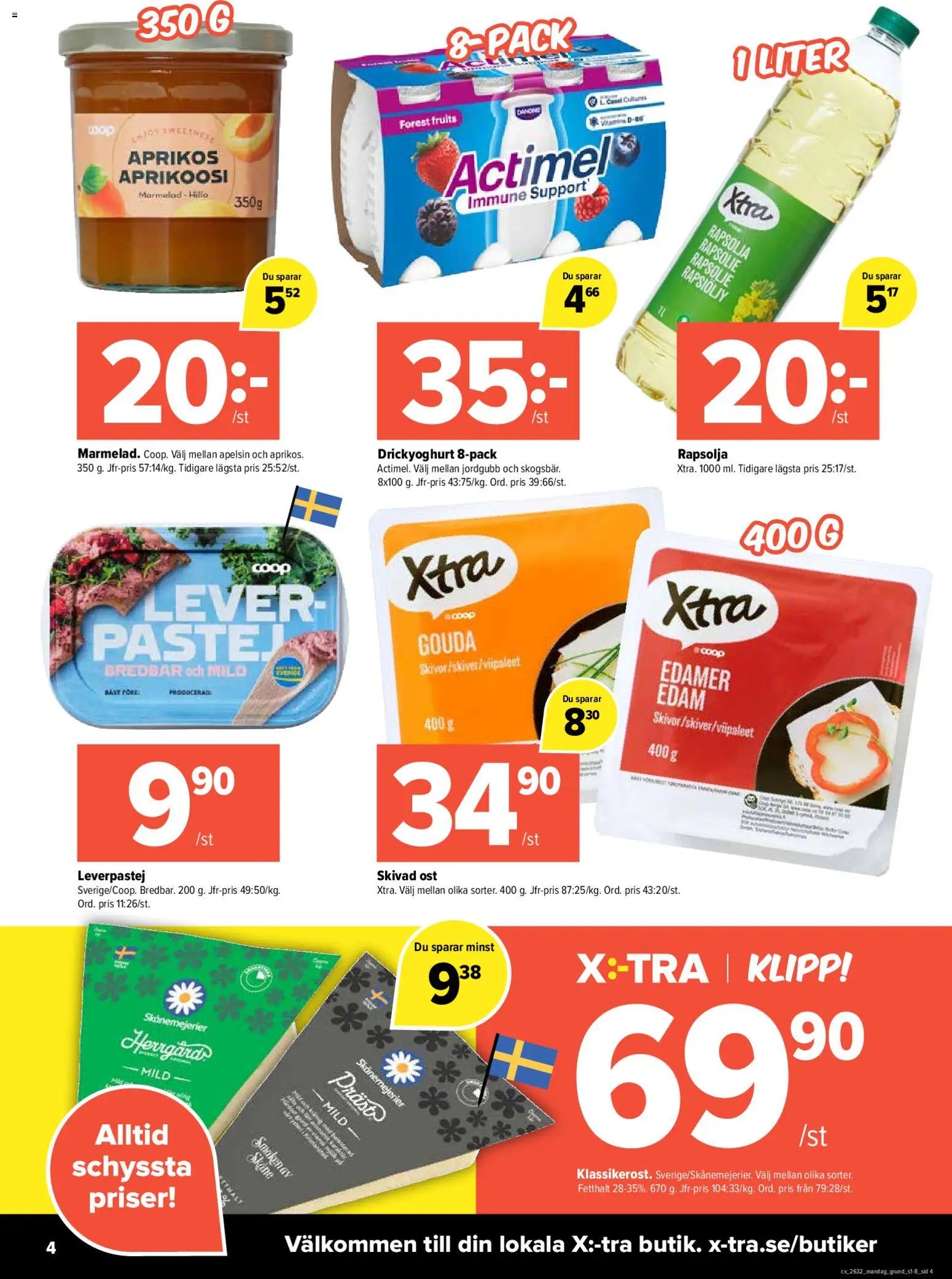 Coop X:-TRA erbjudanden