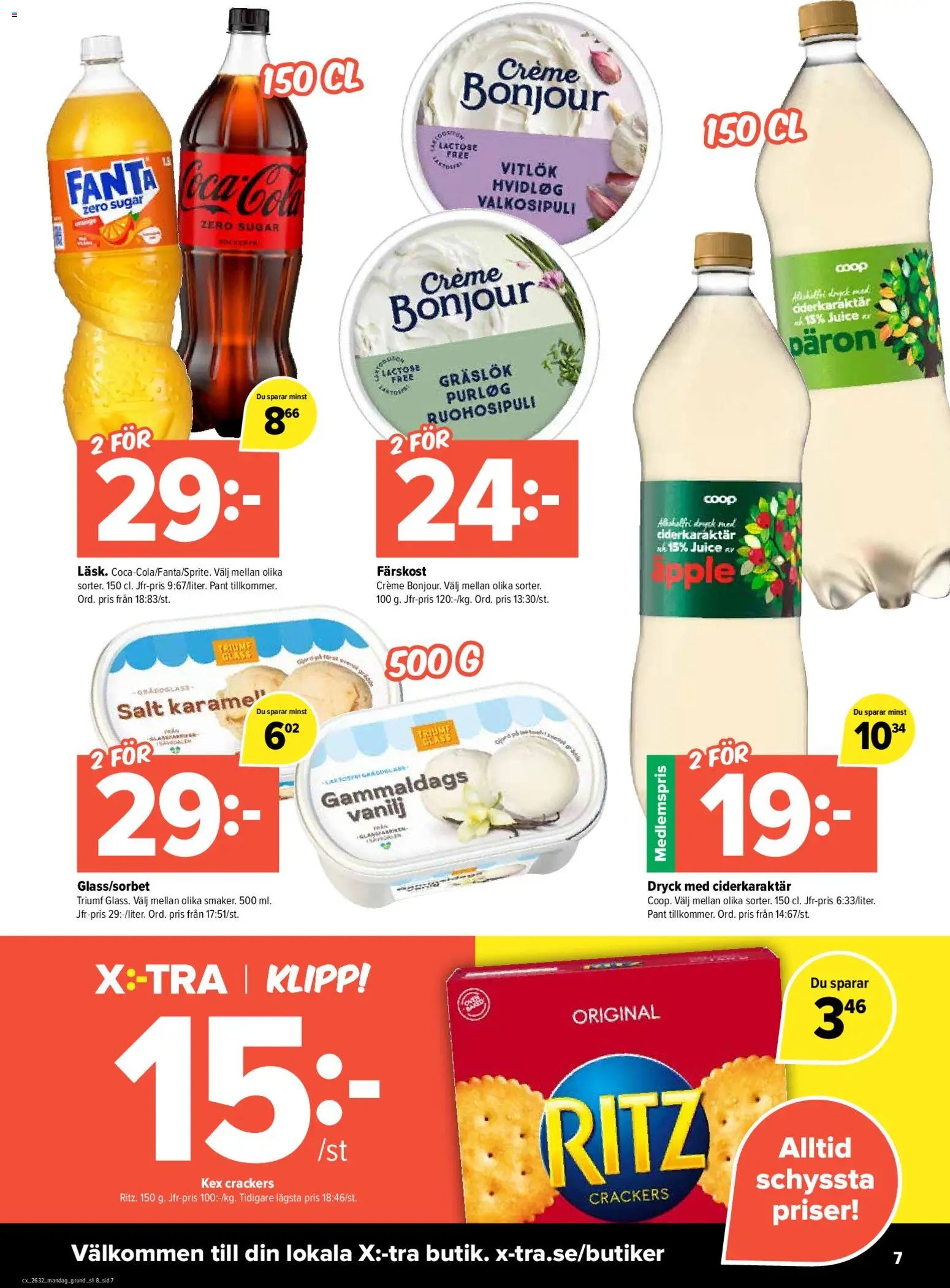 Coop X:-TRA erbjudanden