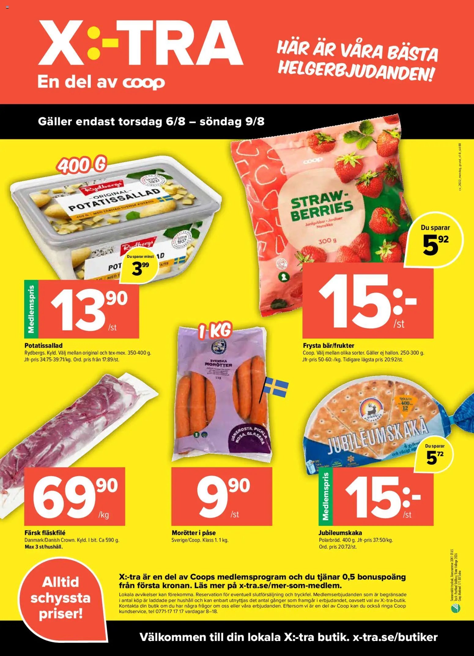 Coop X:-TRA erbjudanden