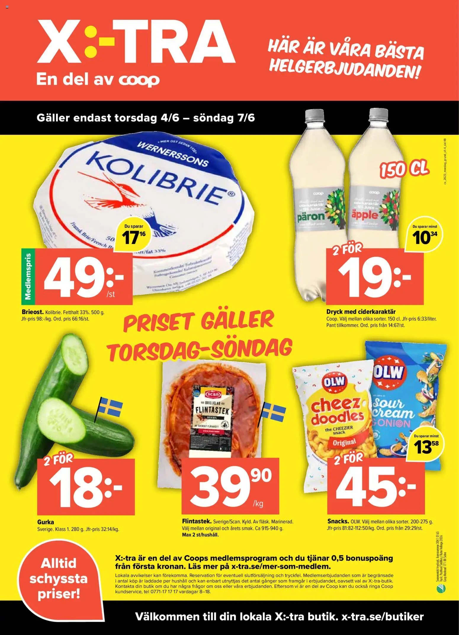 Coop Daglivs erbjudanden