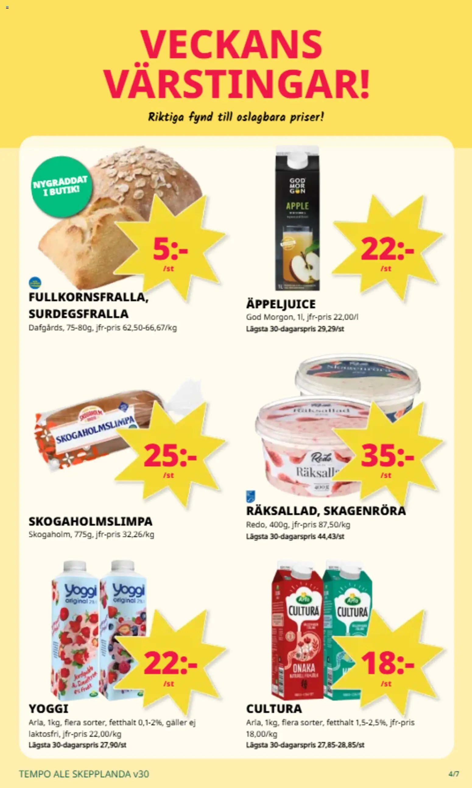 Tempo erbjudanden