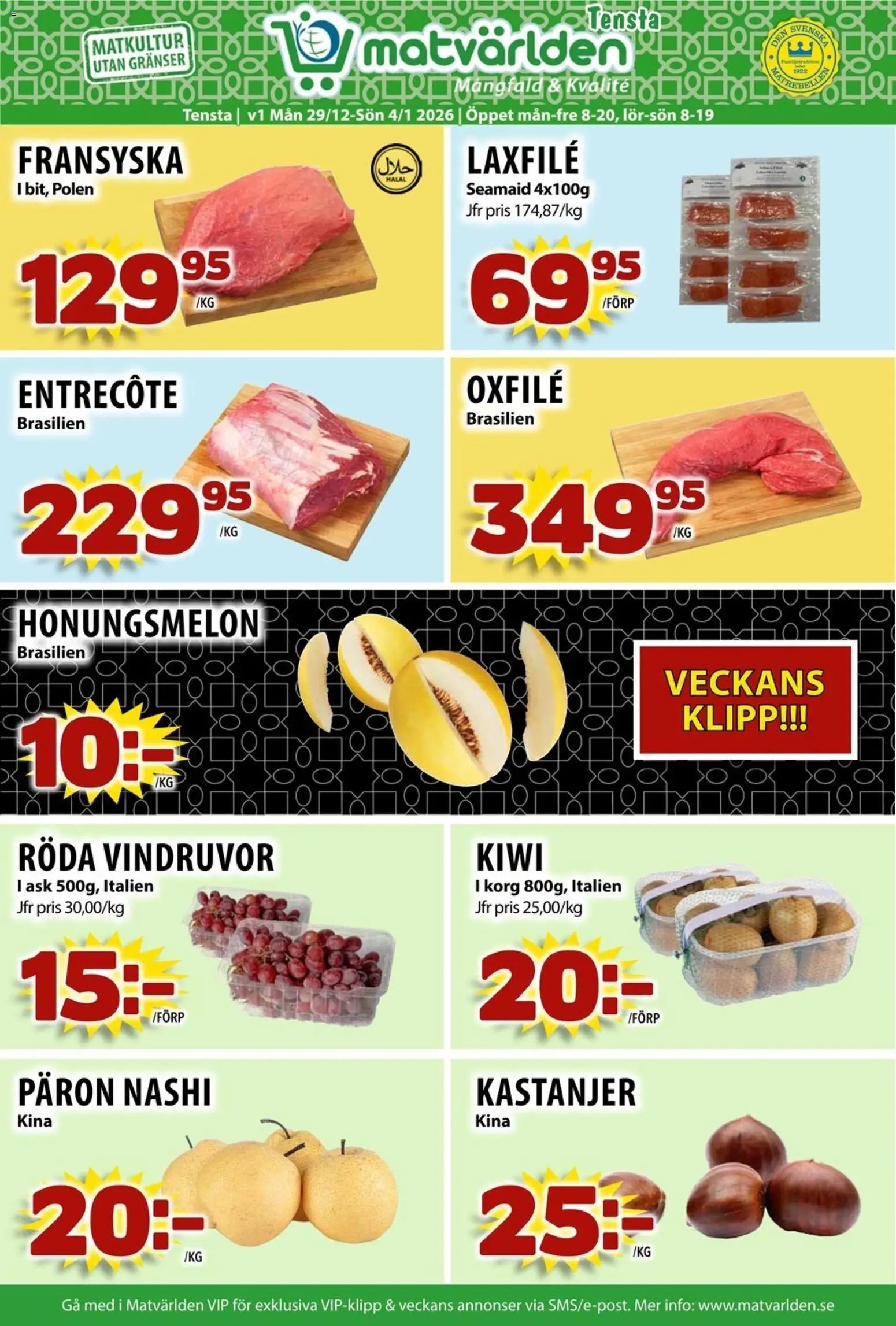 Matvärlden - erbjudanden - Tensta