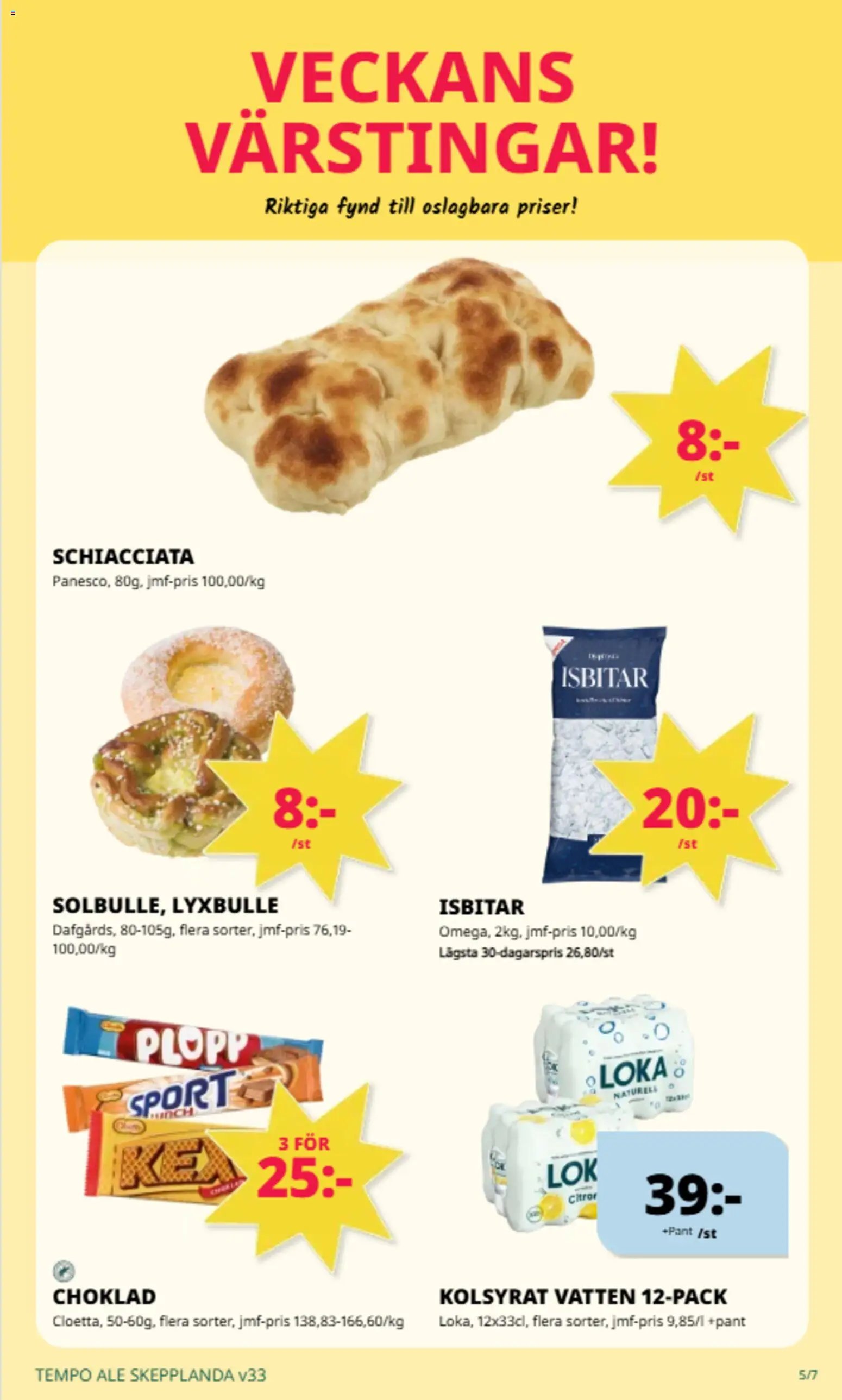 Tempo erbjudanden