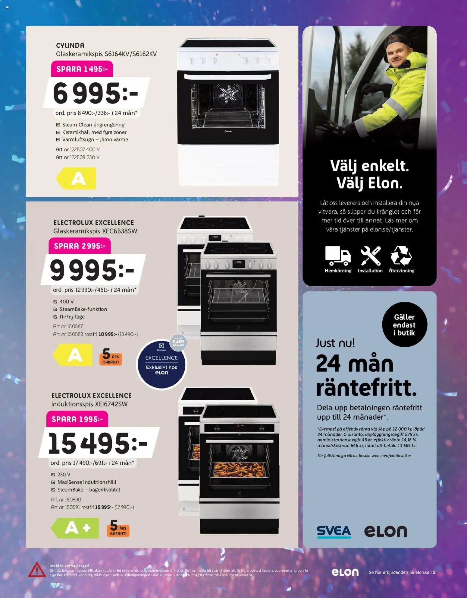 Elon - erbjudanden