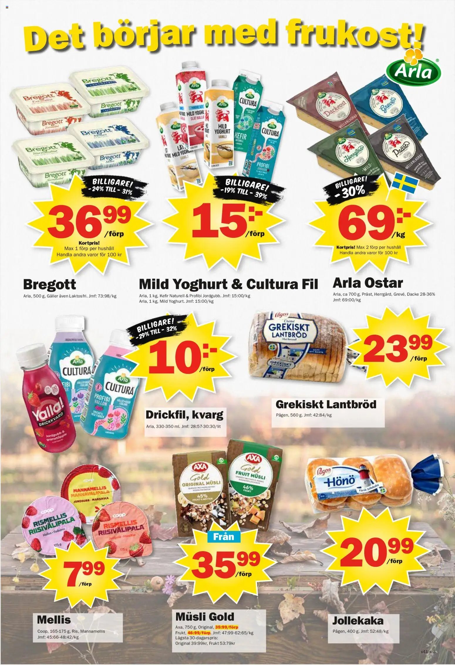 Pekås erbjudanden