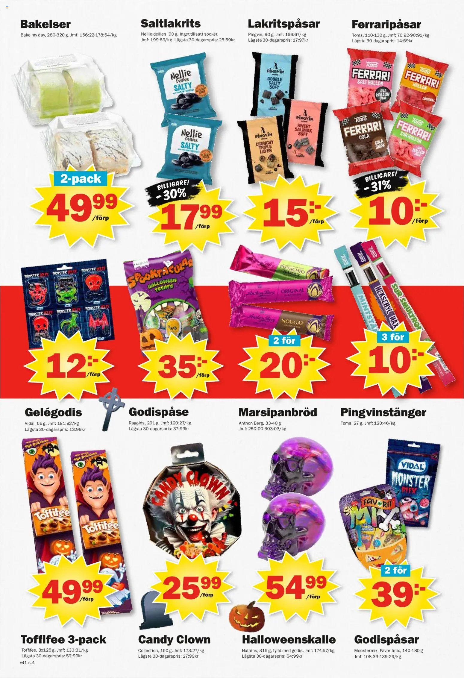 Pekås erbjudanden