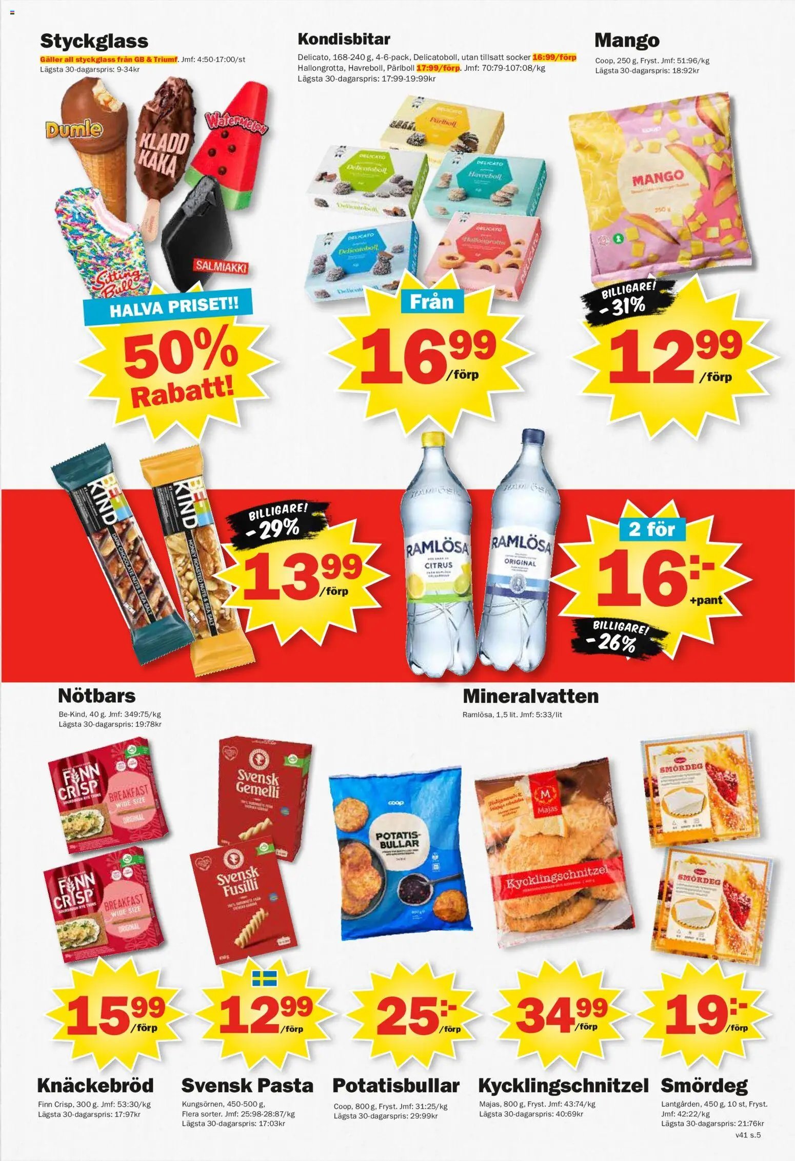 Pekås erbjudanden
