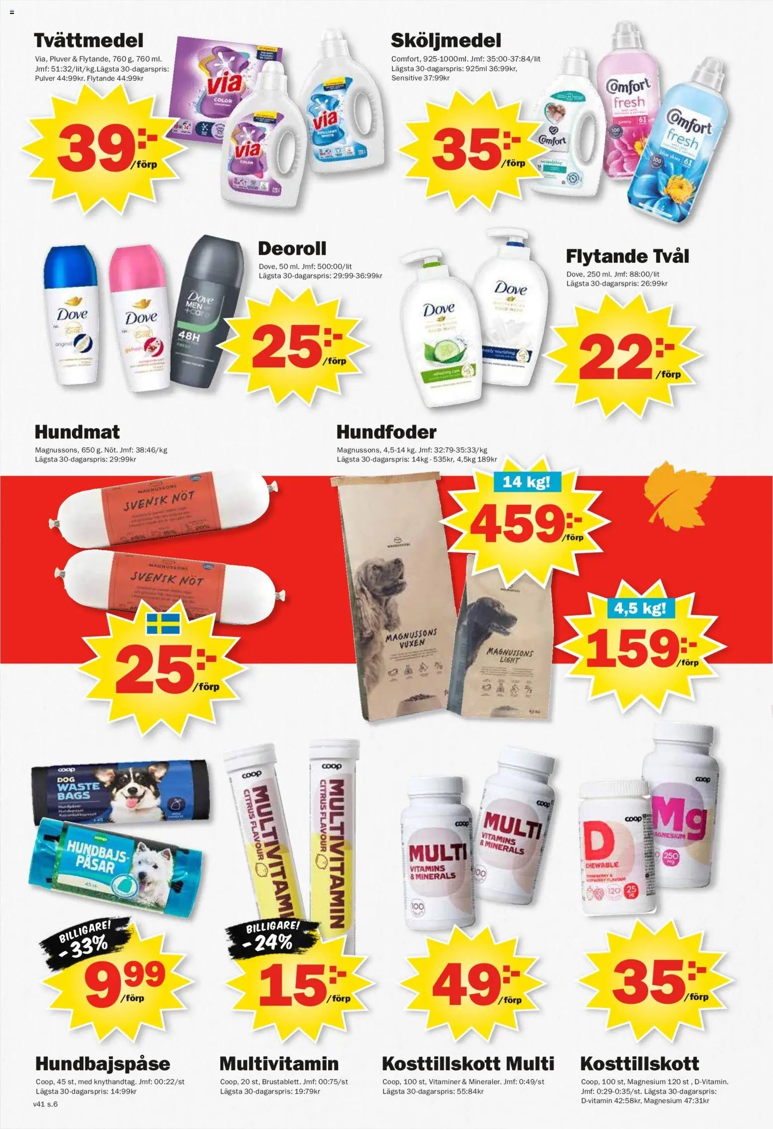 Pekås erbjudanden