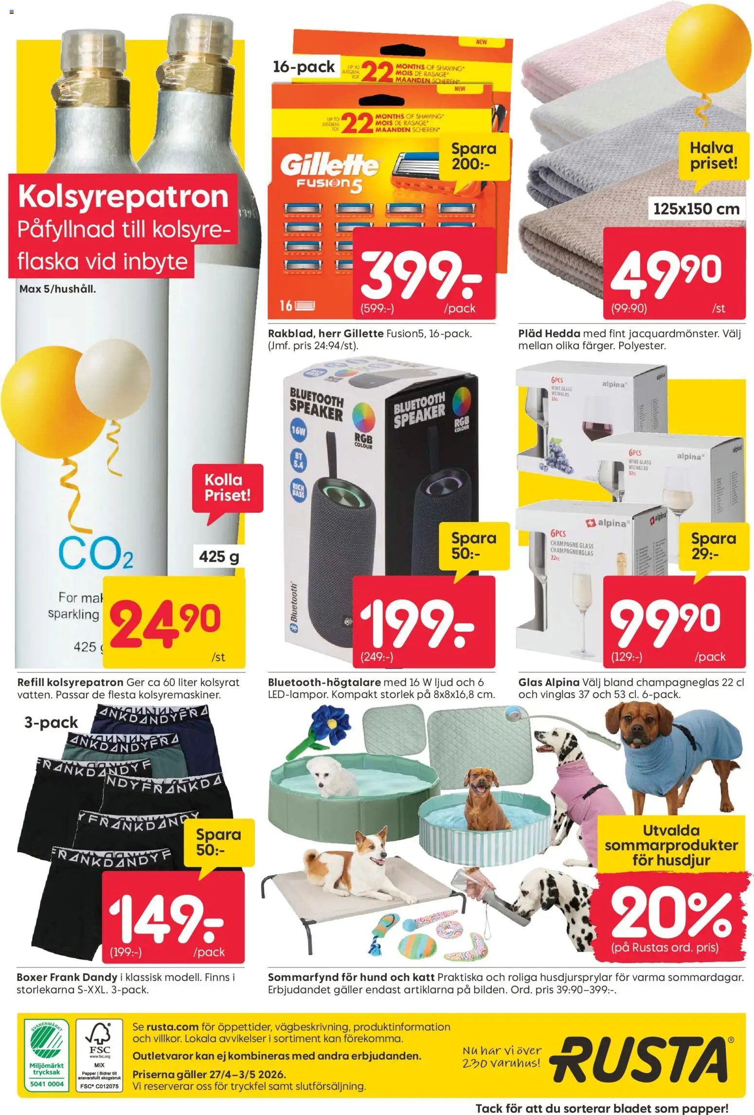 Rusta erbjudanden
