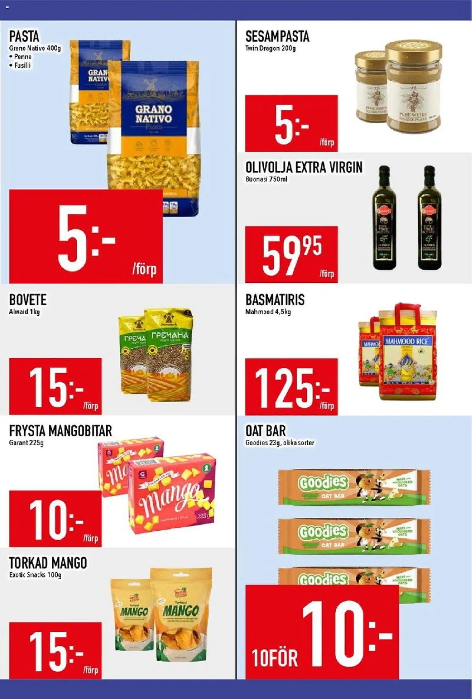Matdax erbjudanden