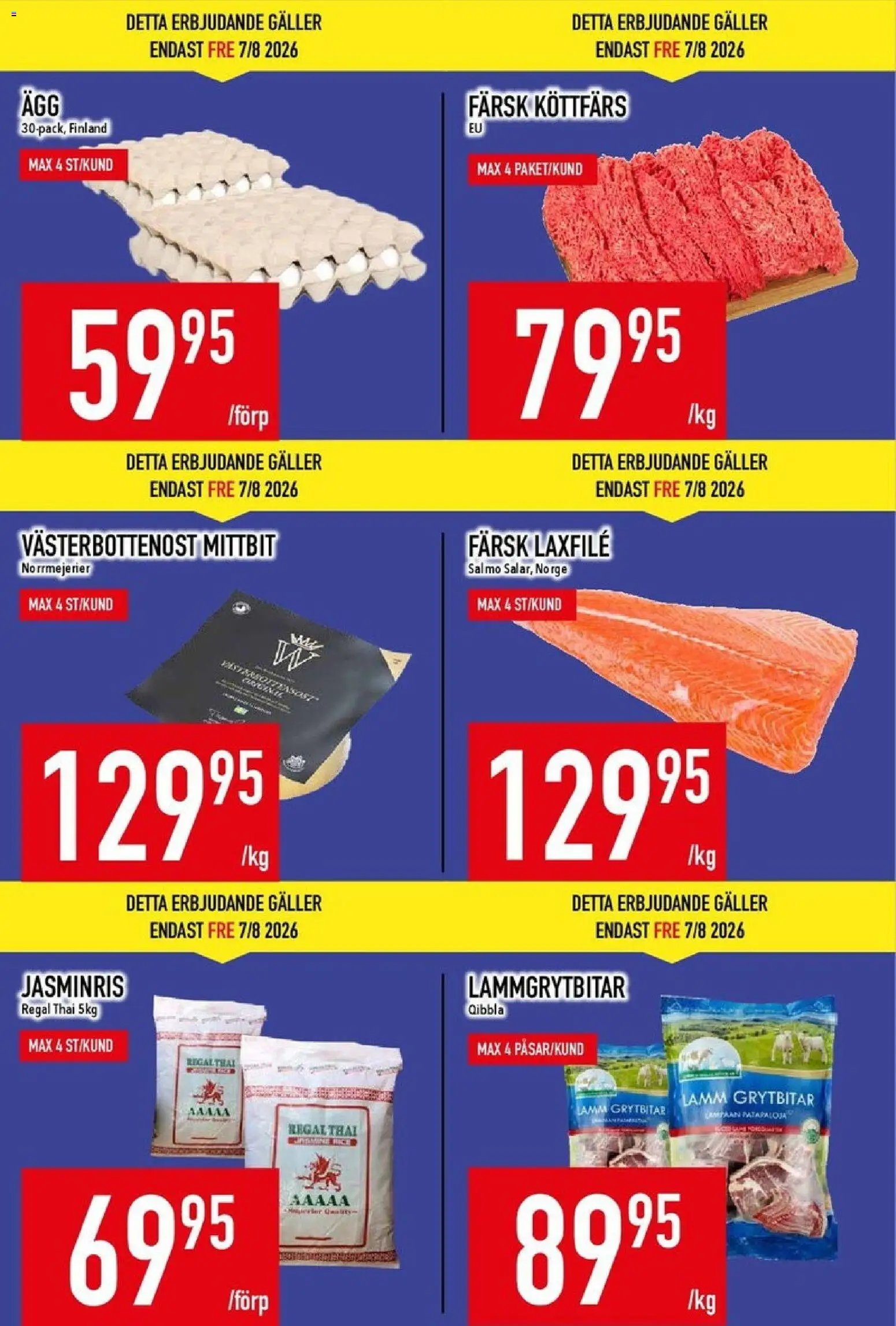 Matdax erbjudanden