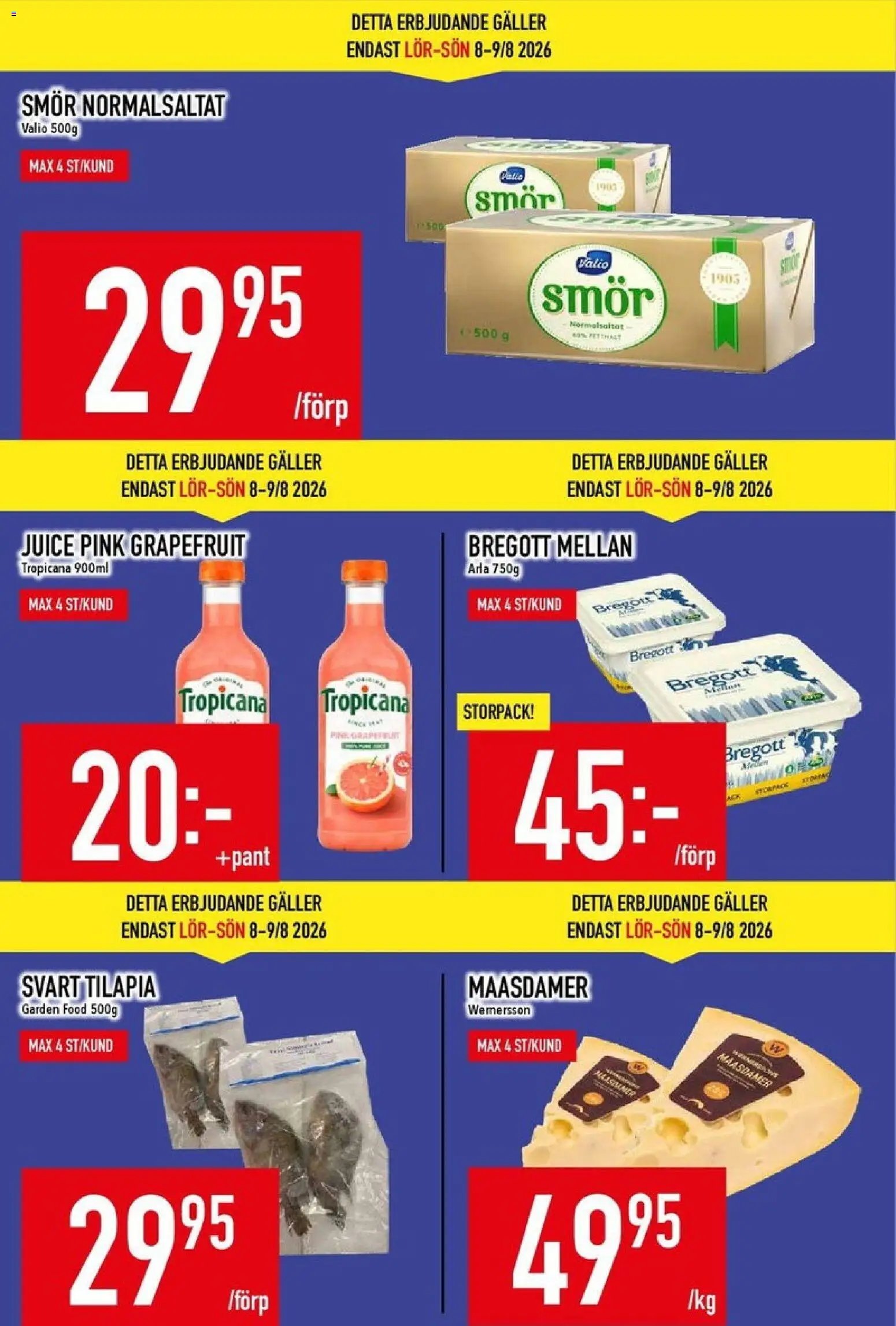Matdax erbjudanden
