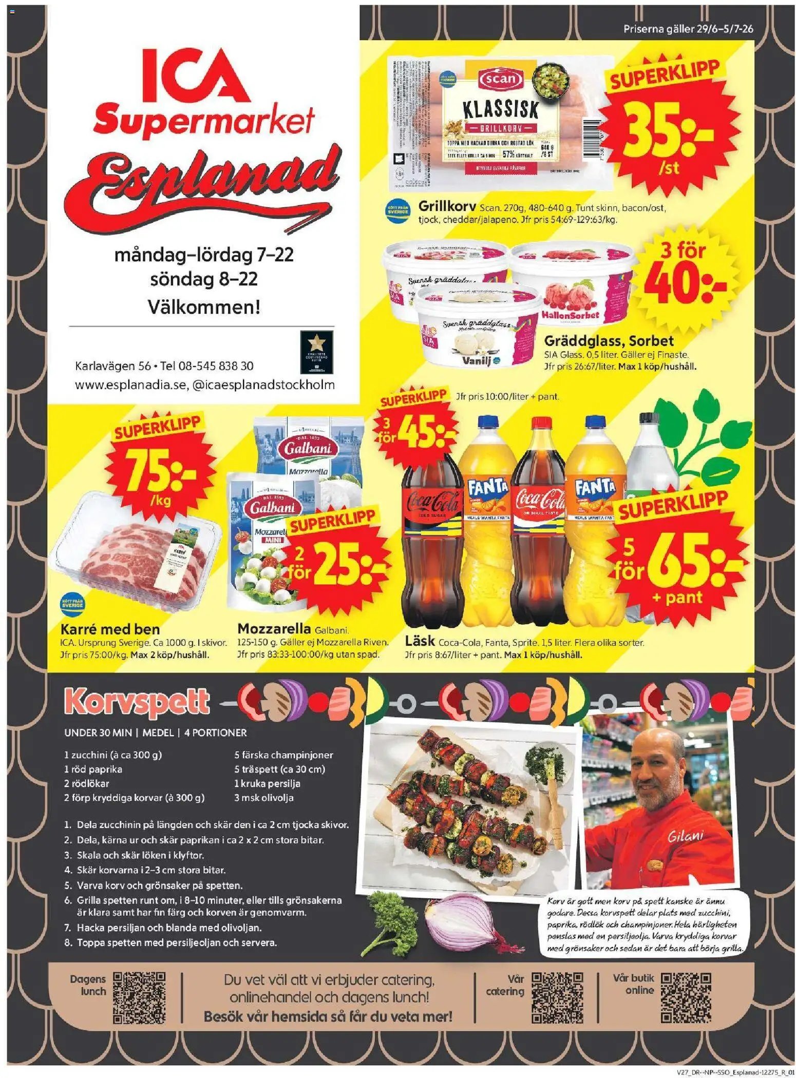 ICA Supermarket - Aktuella erbjudanden