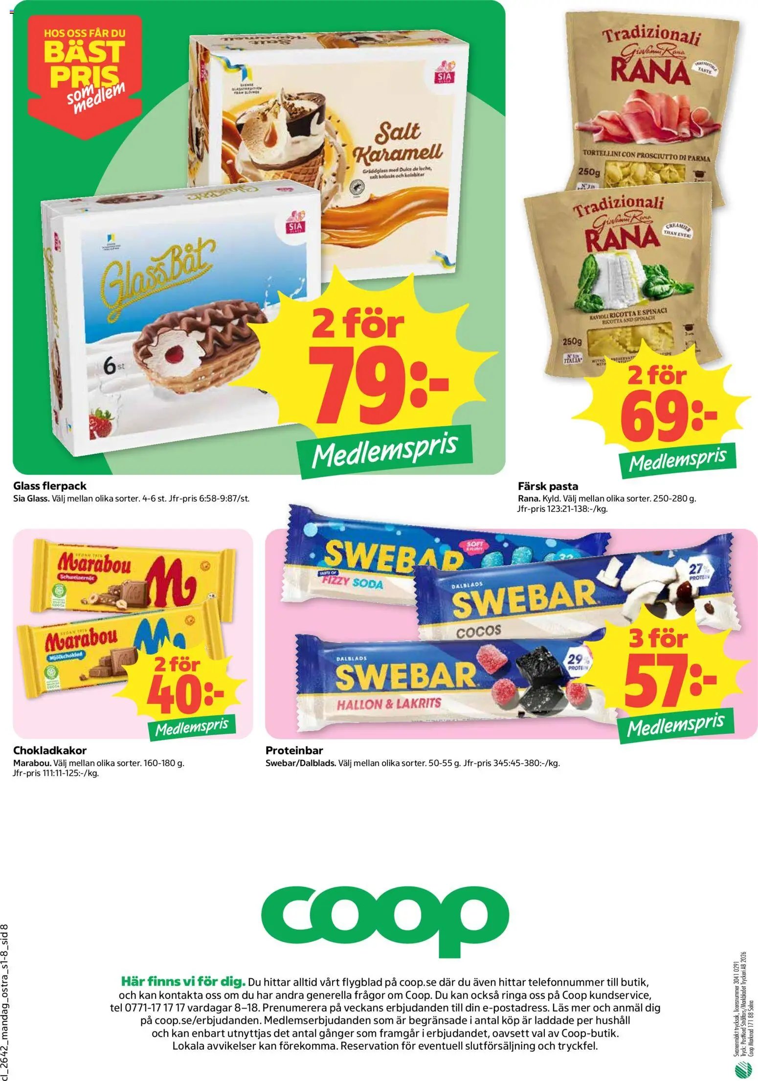 Coop Daglivs erbjudanden