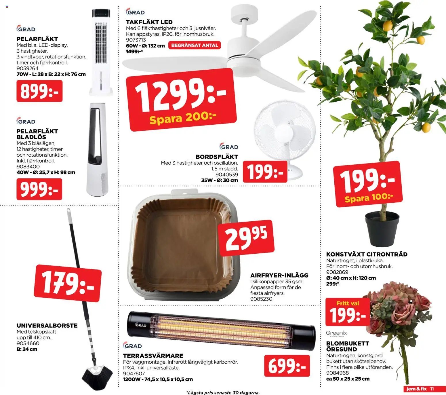Jem & Fix erbjudanden