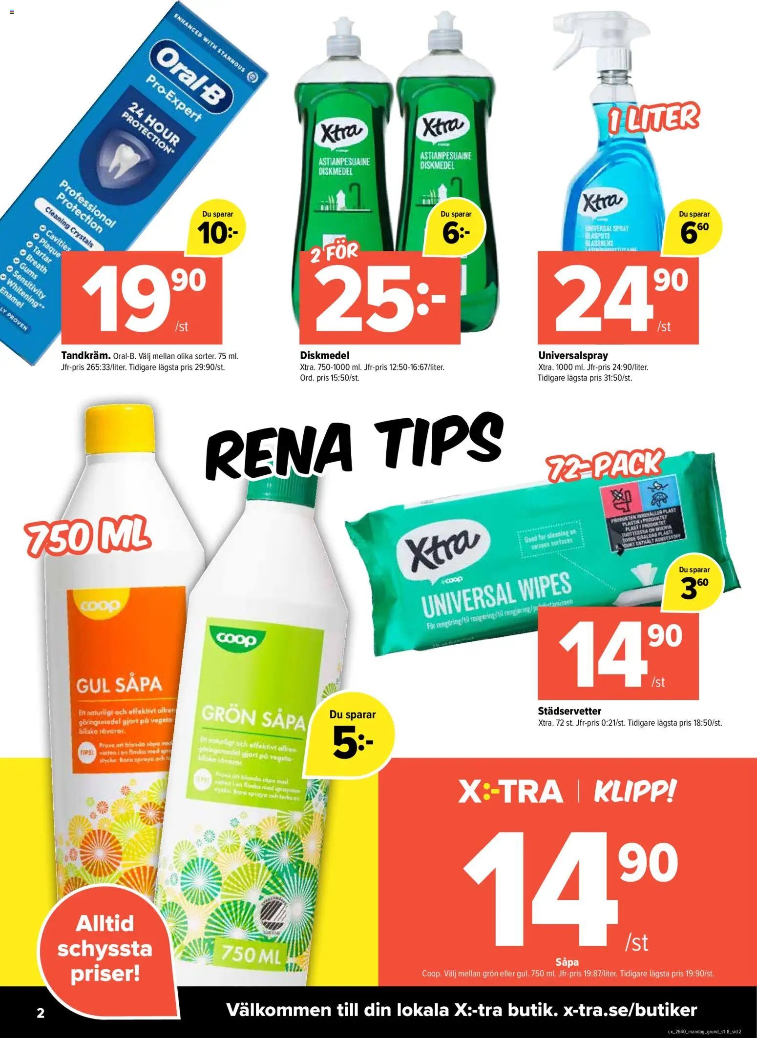 Coop X:-TRA erbjudanden