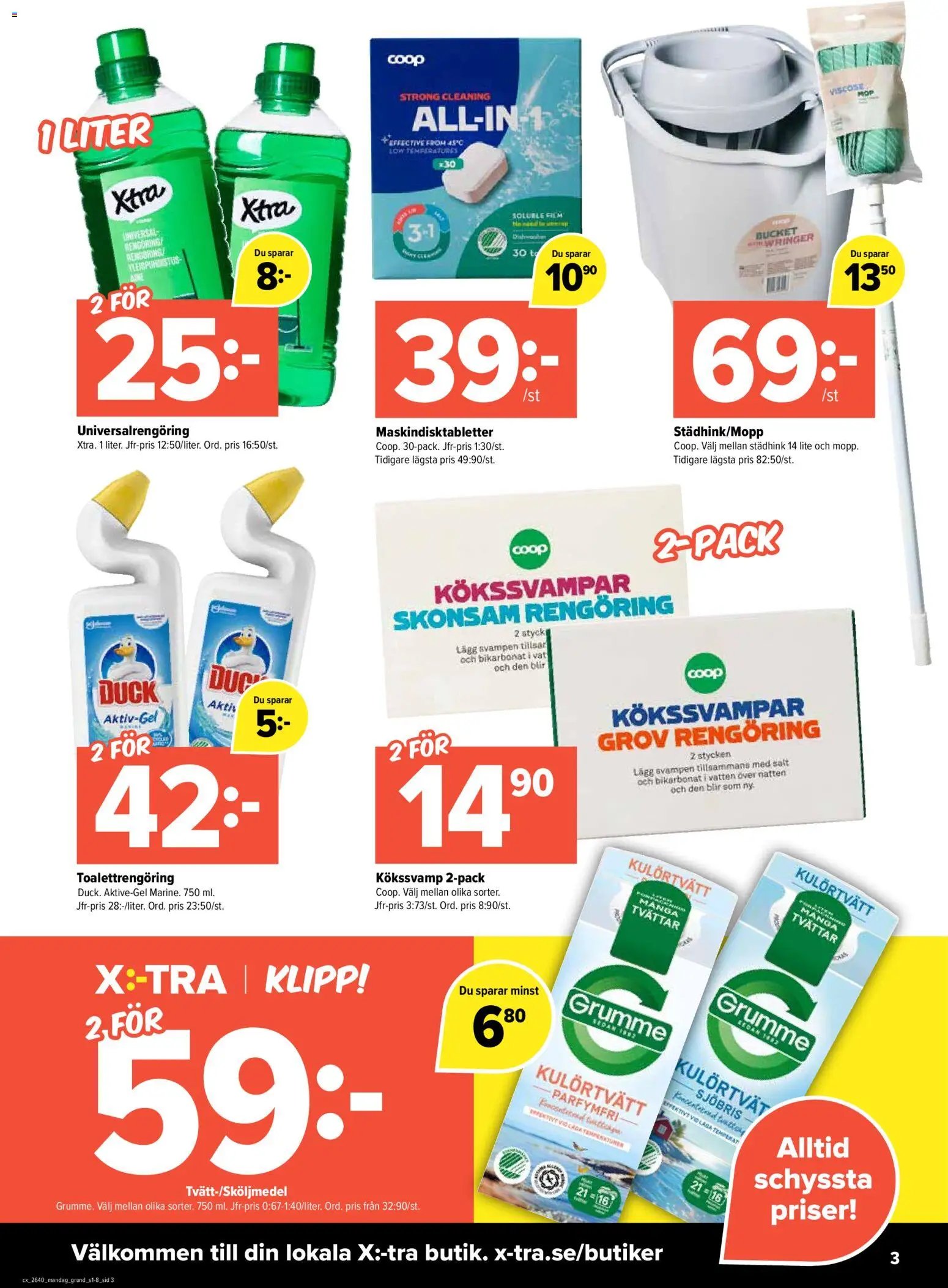 Coop X:-TRA erbjudanden
