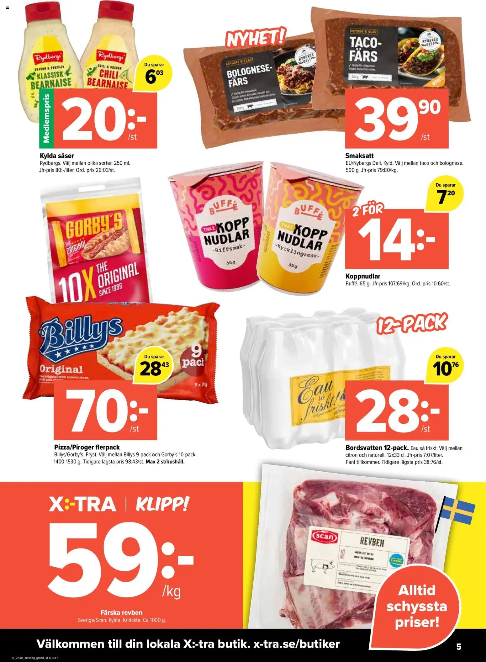 Coop X:-TRA erbjudanden