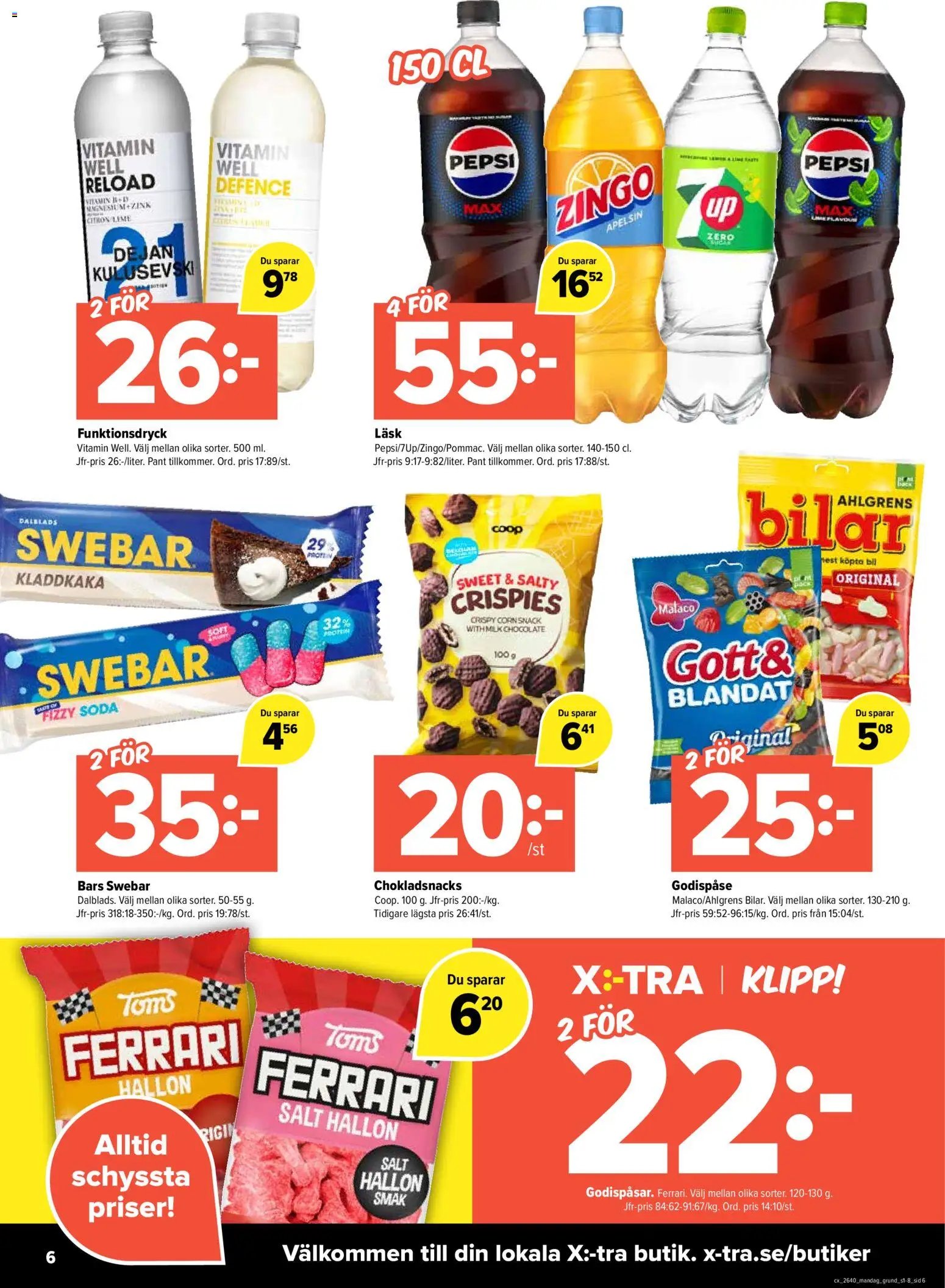 Coop X:-TRA erbjudanden
