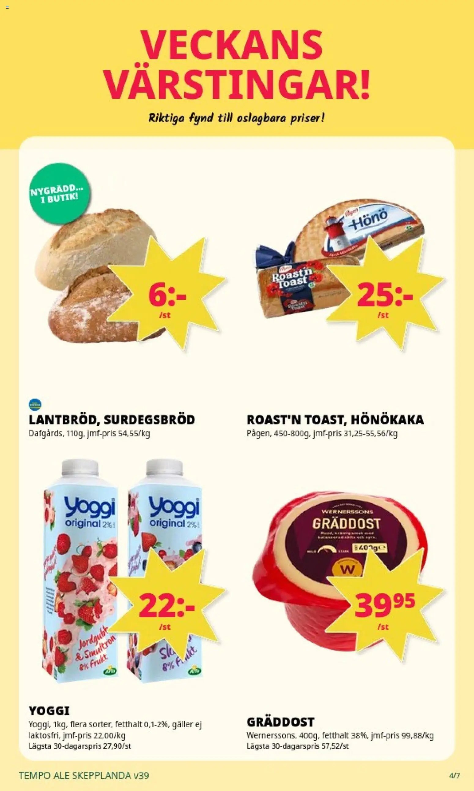 Tempo erbjudanden