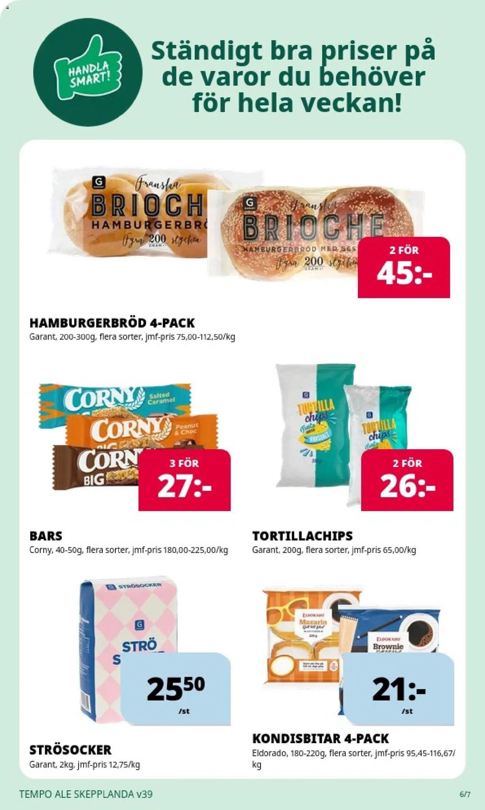 Tempo erbjudanden