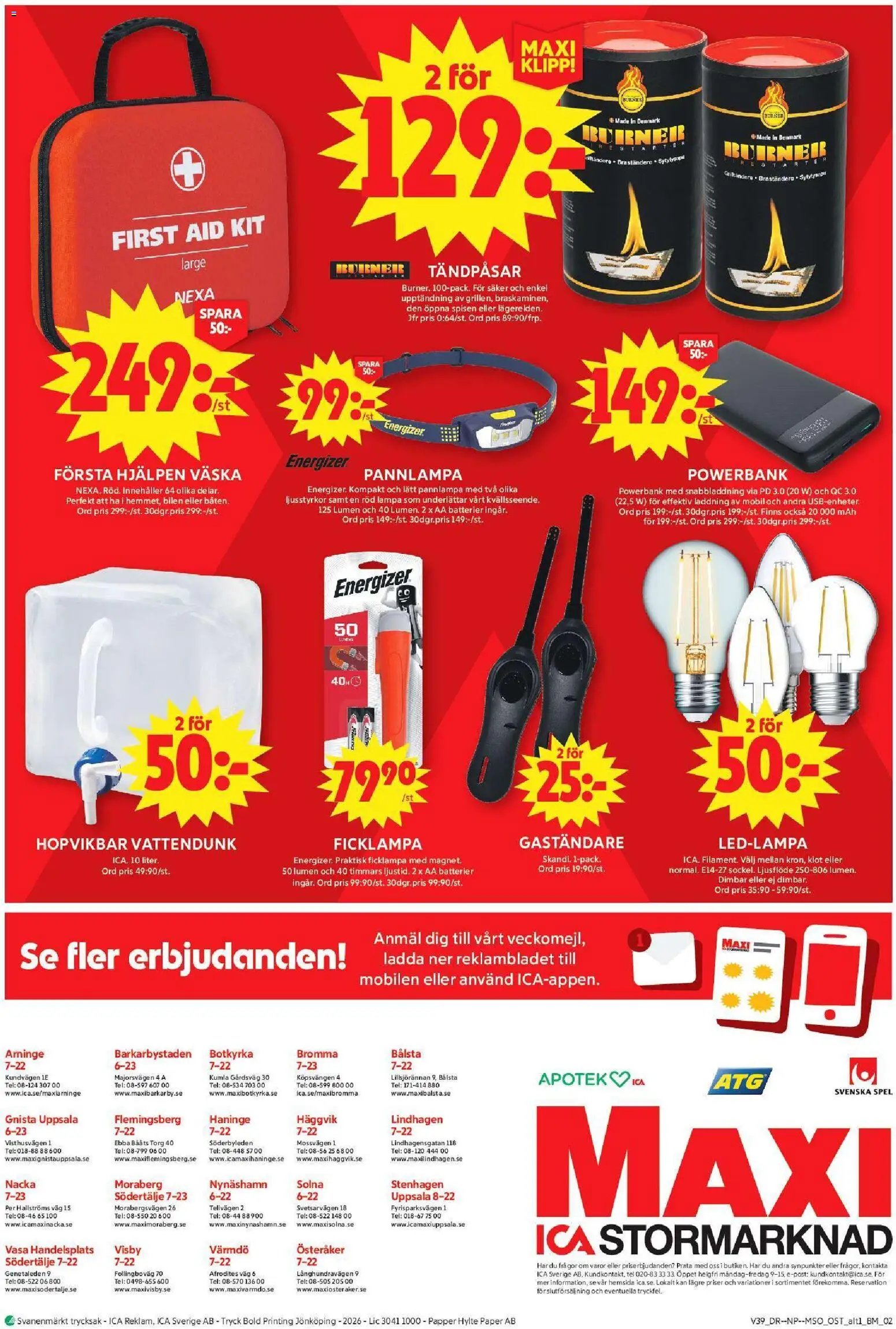 ICA Maxi erbjudanden
