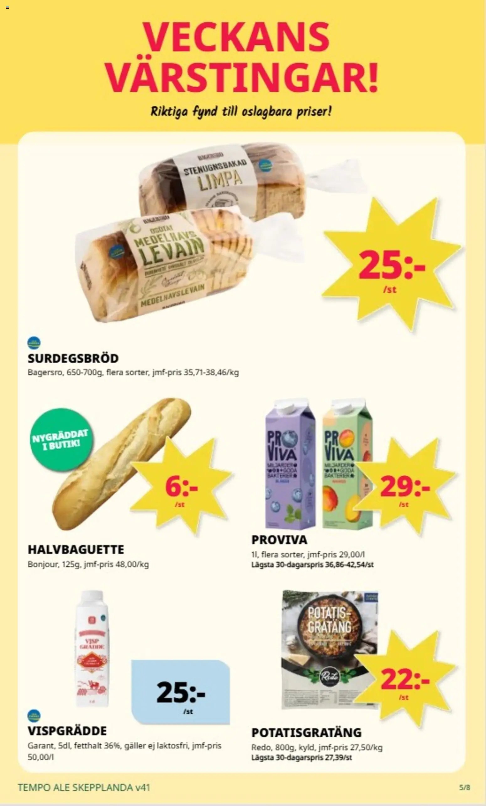 Tempo erbjudanden