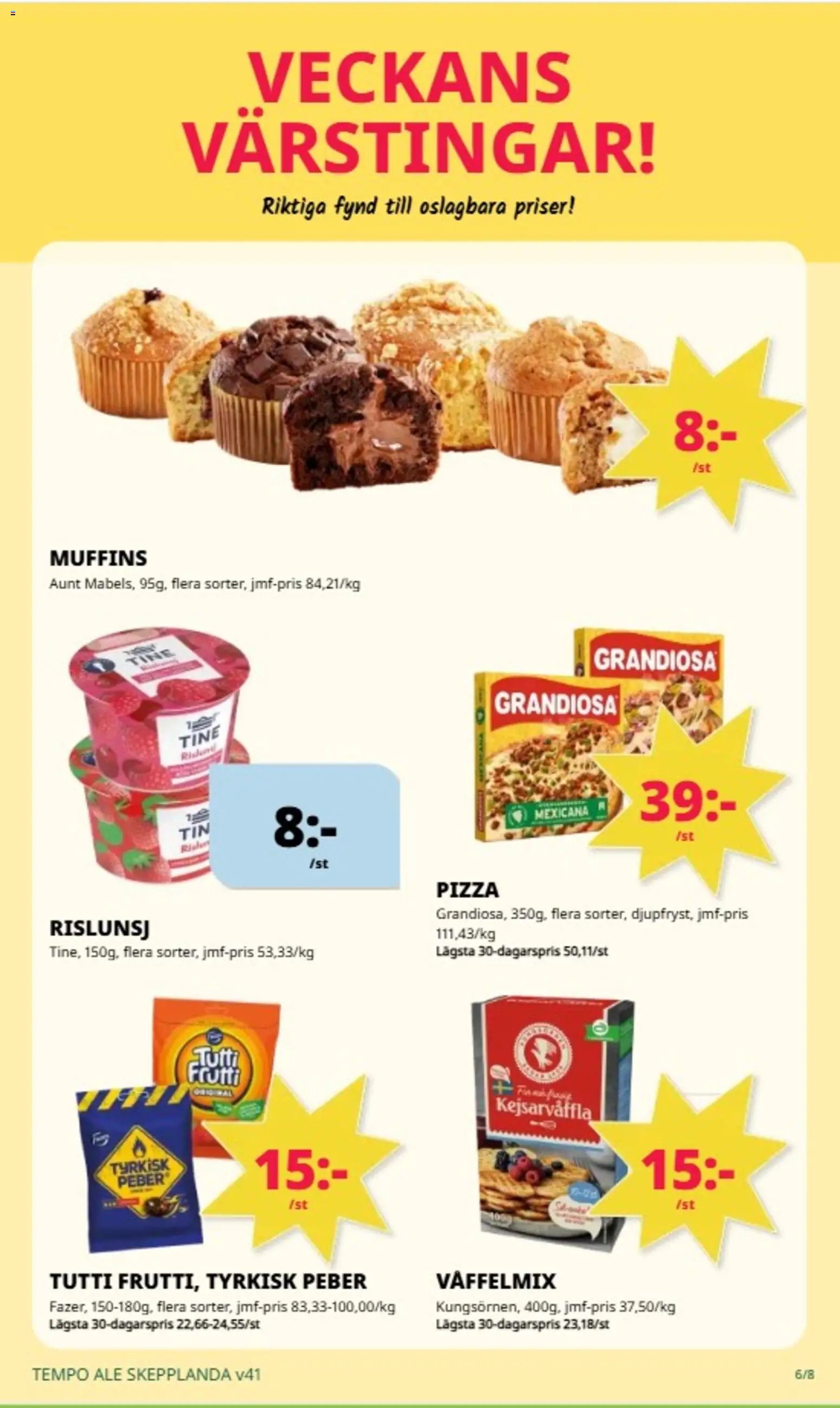 Tempo erbjudanden