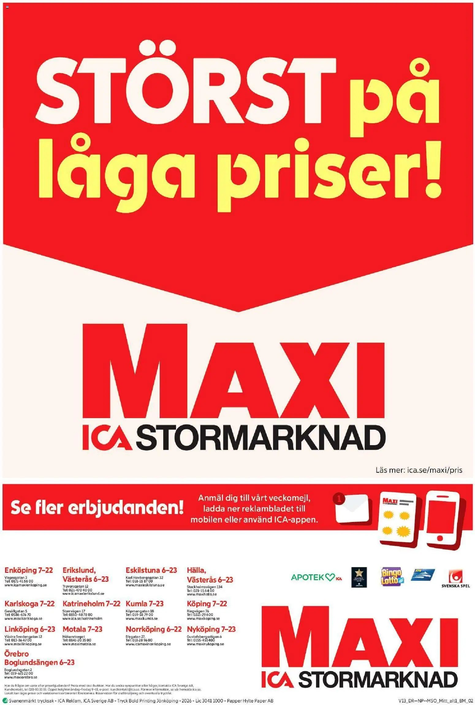 ICA Maxi - Enköping