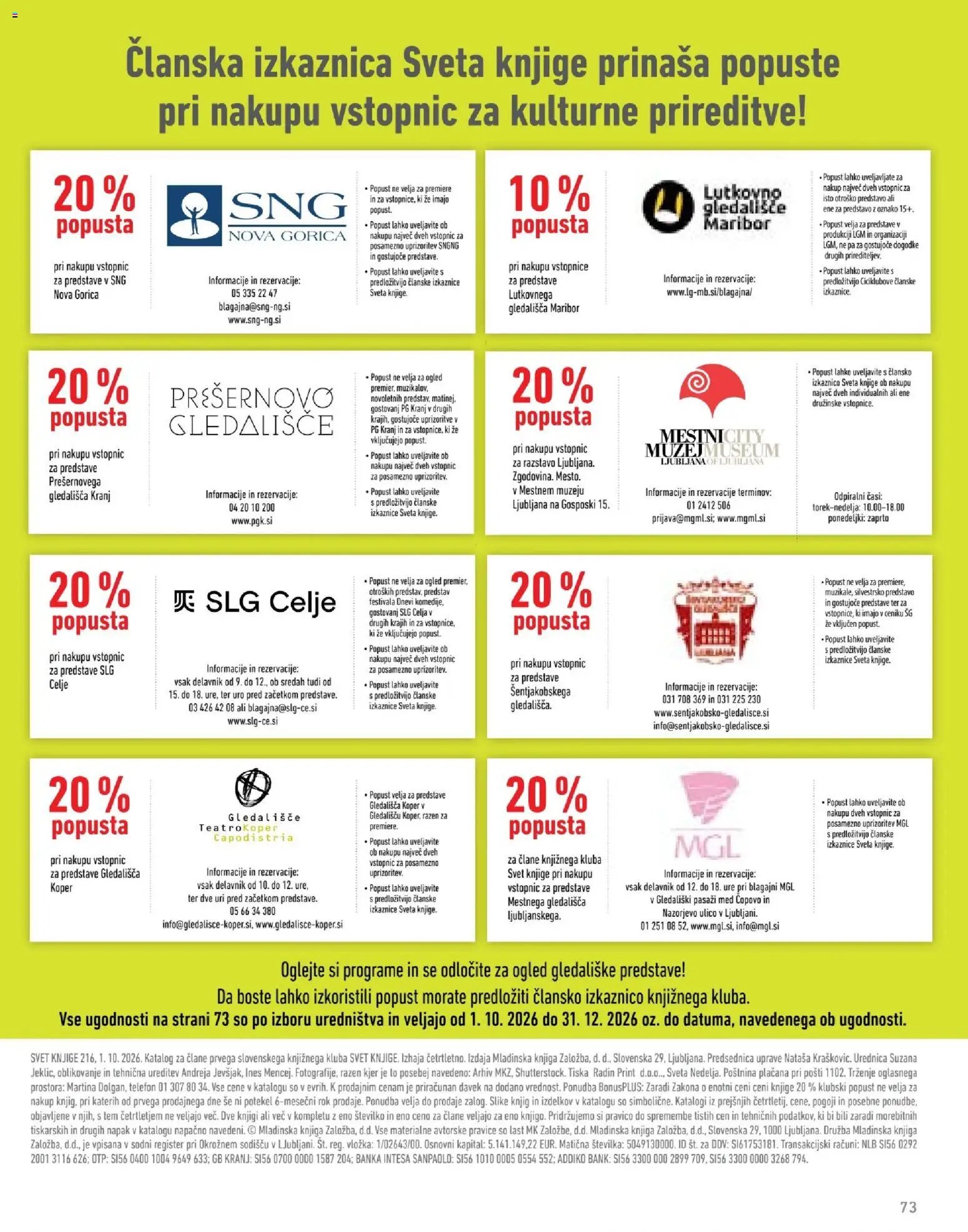 Svet knjige katalog