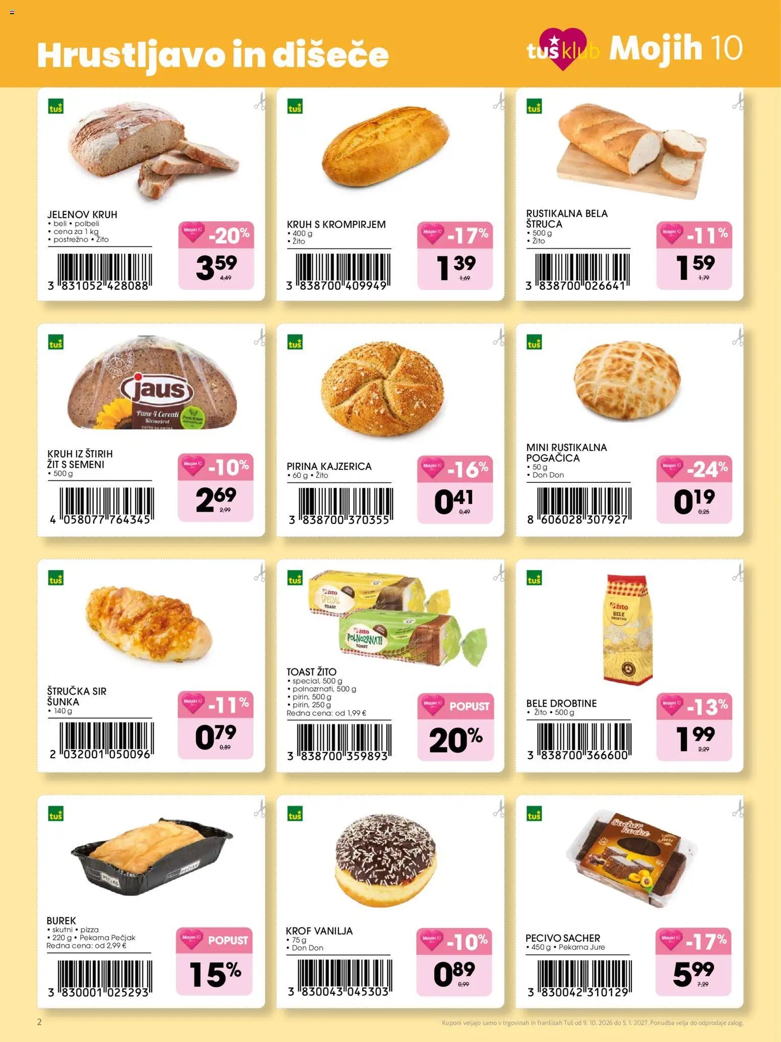 Tuš - Izberi 10 izdelkov invsak dan prihrani