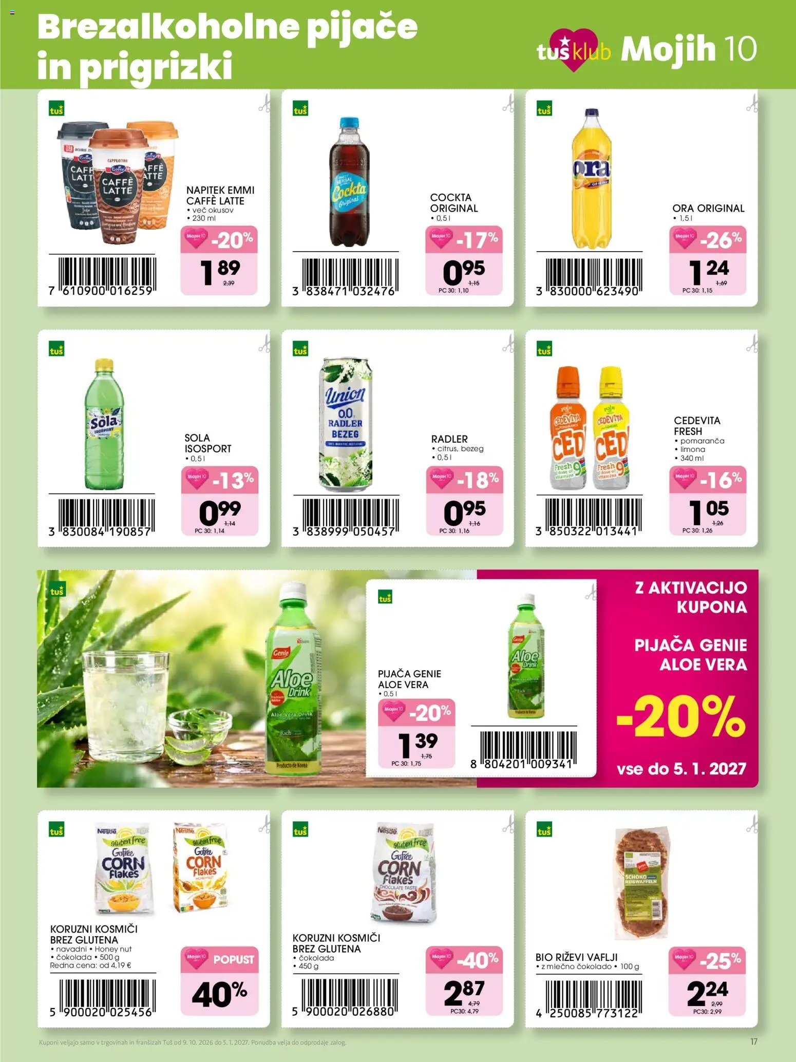 Tuš - Izberi 10 izdelkov invsak dan prihrani
