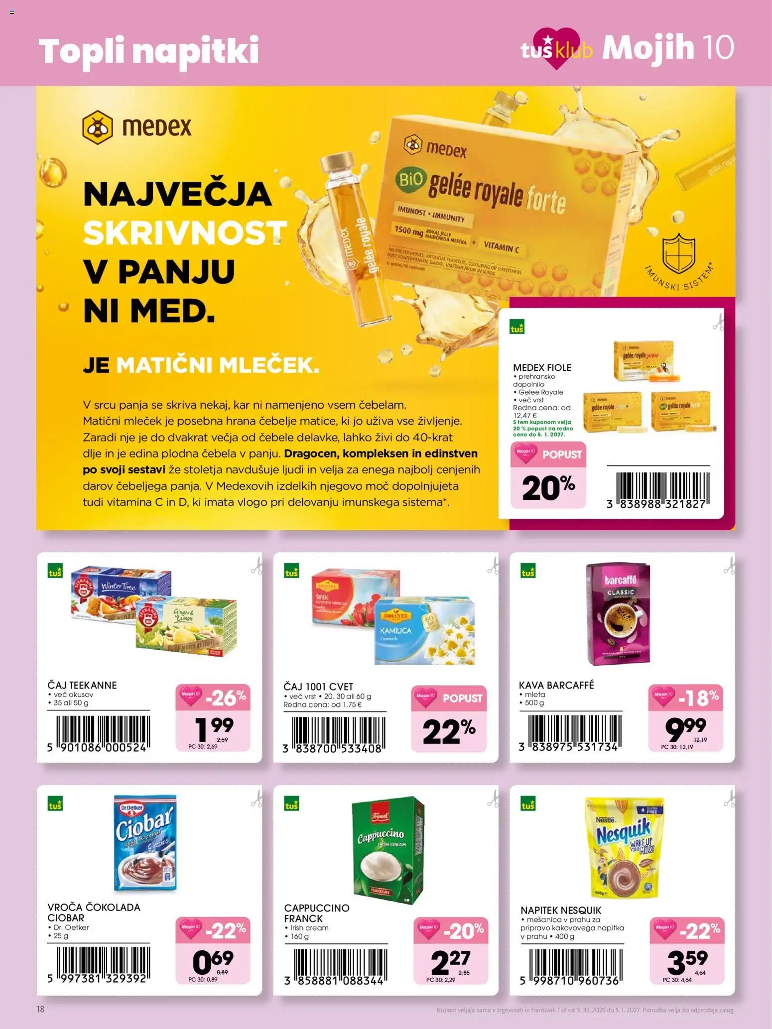 Tuš - Izberi 10 izdelkov invsak dan prihrani