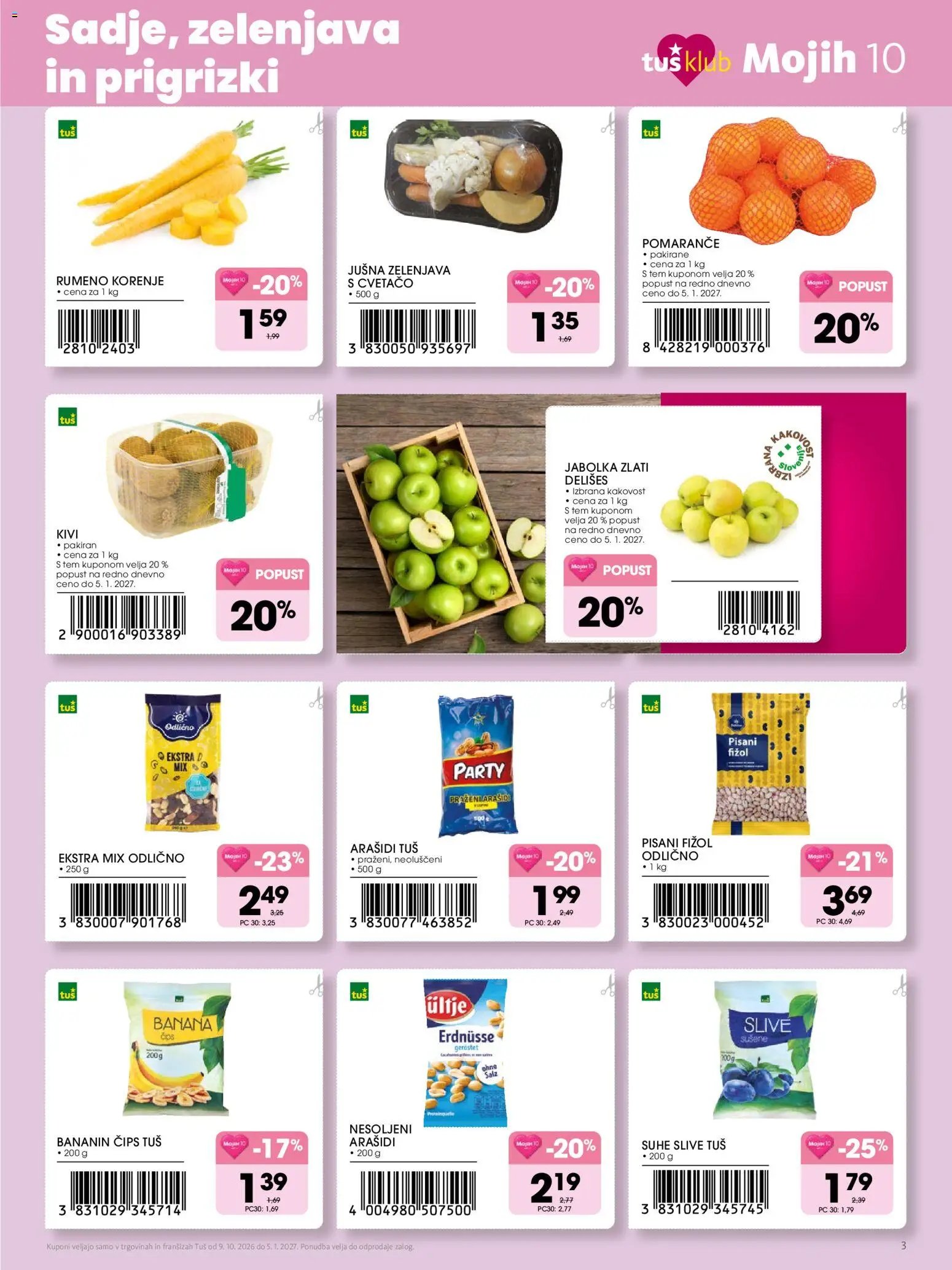 Tuš - Izberi 10 izdelkov invsak dan prihrani