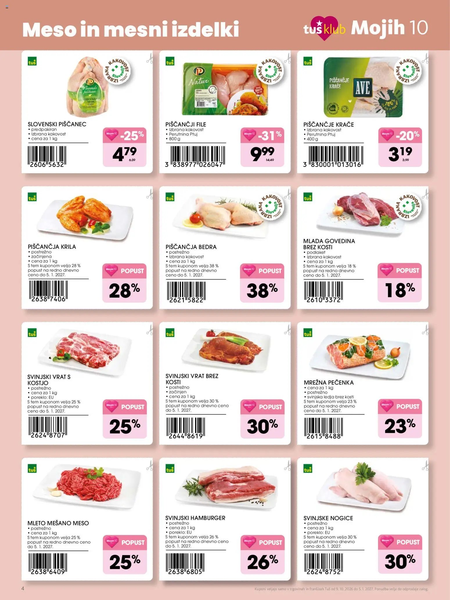 Tuš - Izberi 10 izdelkov invsak dan prihrani