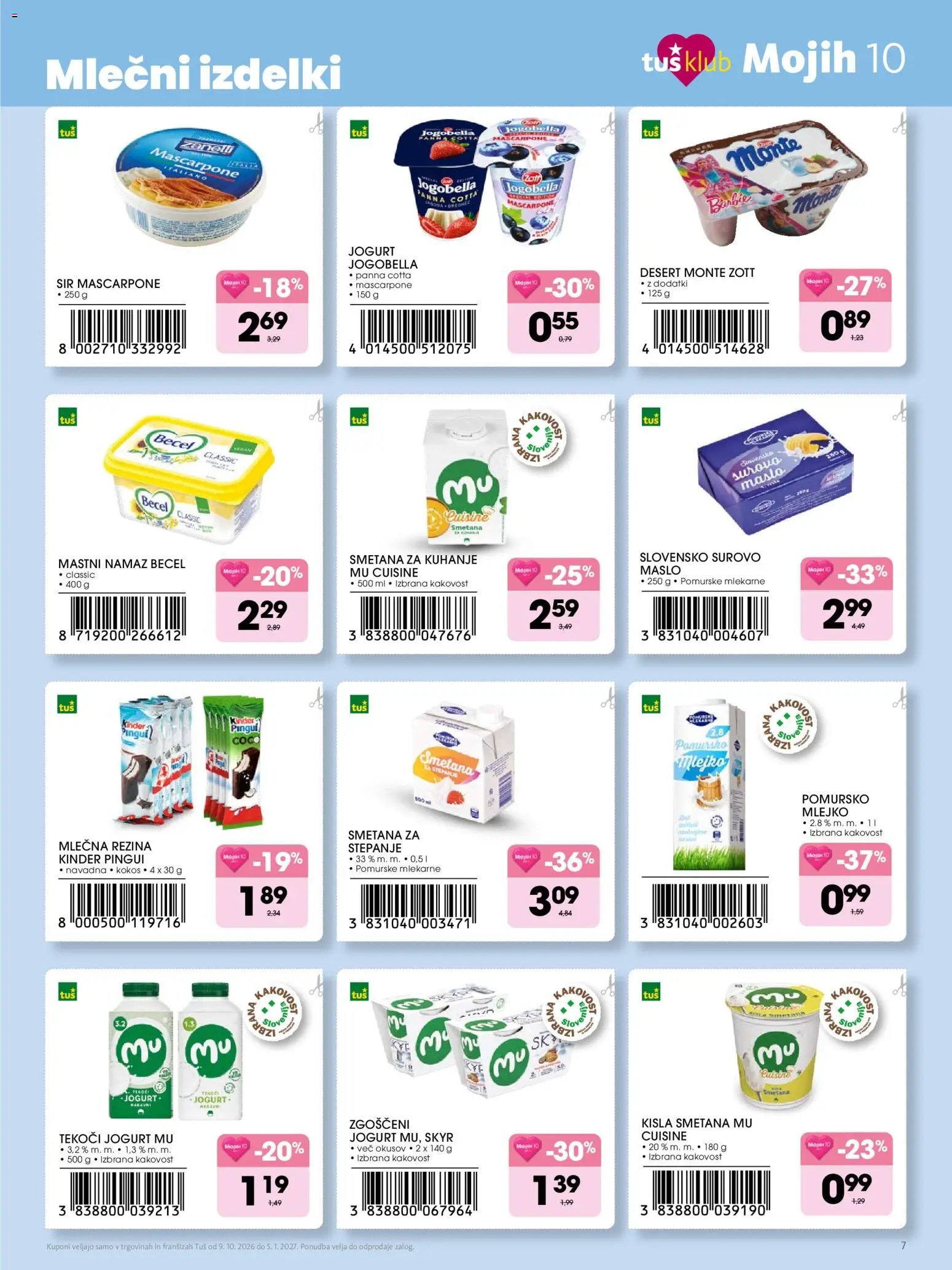 Tuš - Izberi 10 izdelkov invsak dan prihrani
