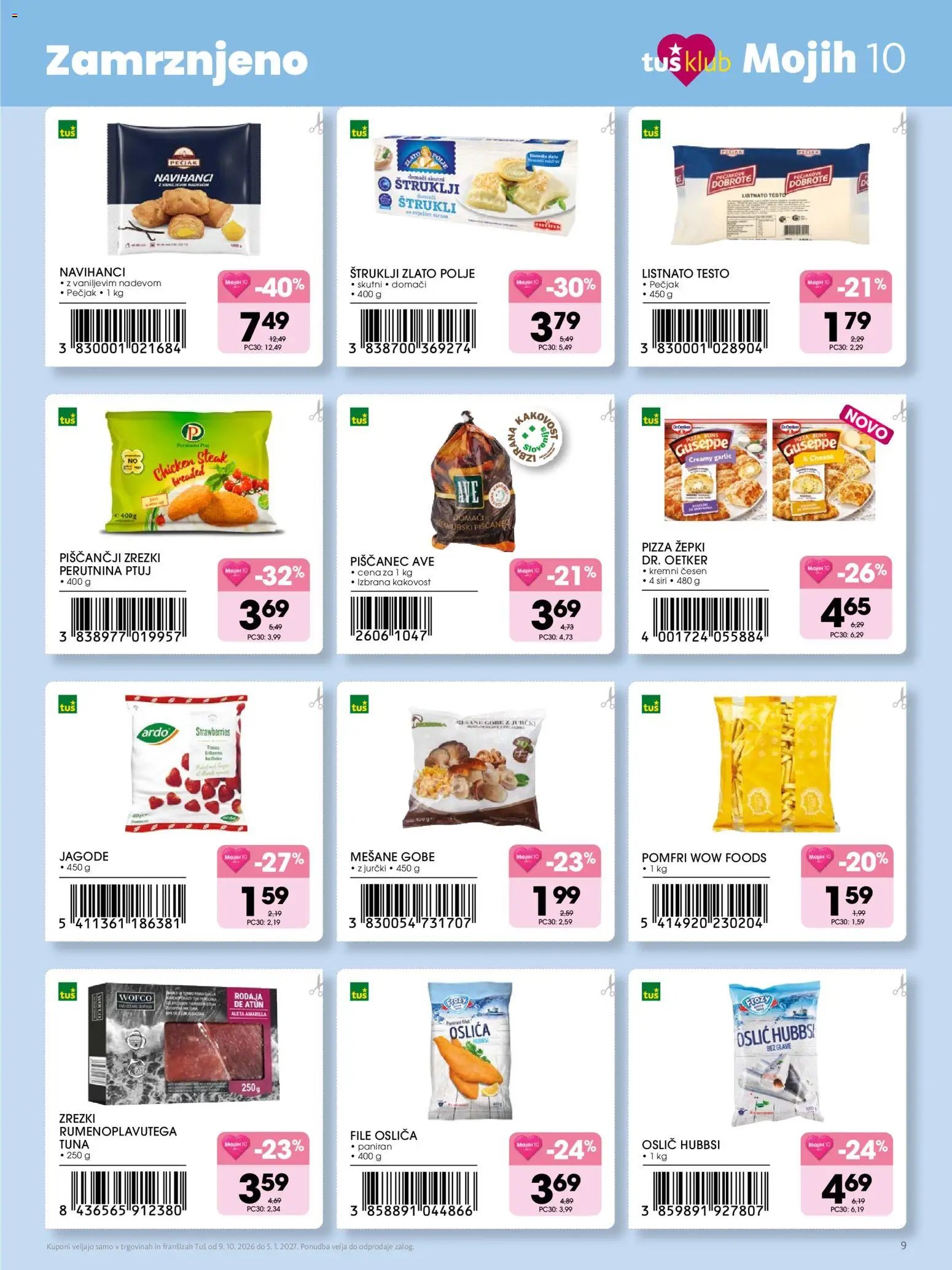 Tuš - Izberi 10 izdelkov invsak dan prihrani