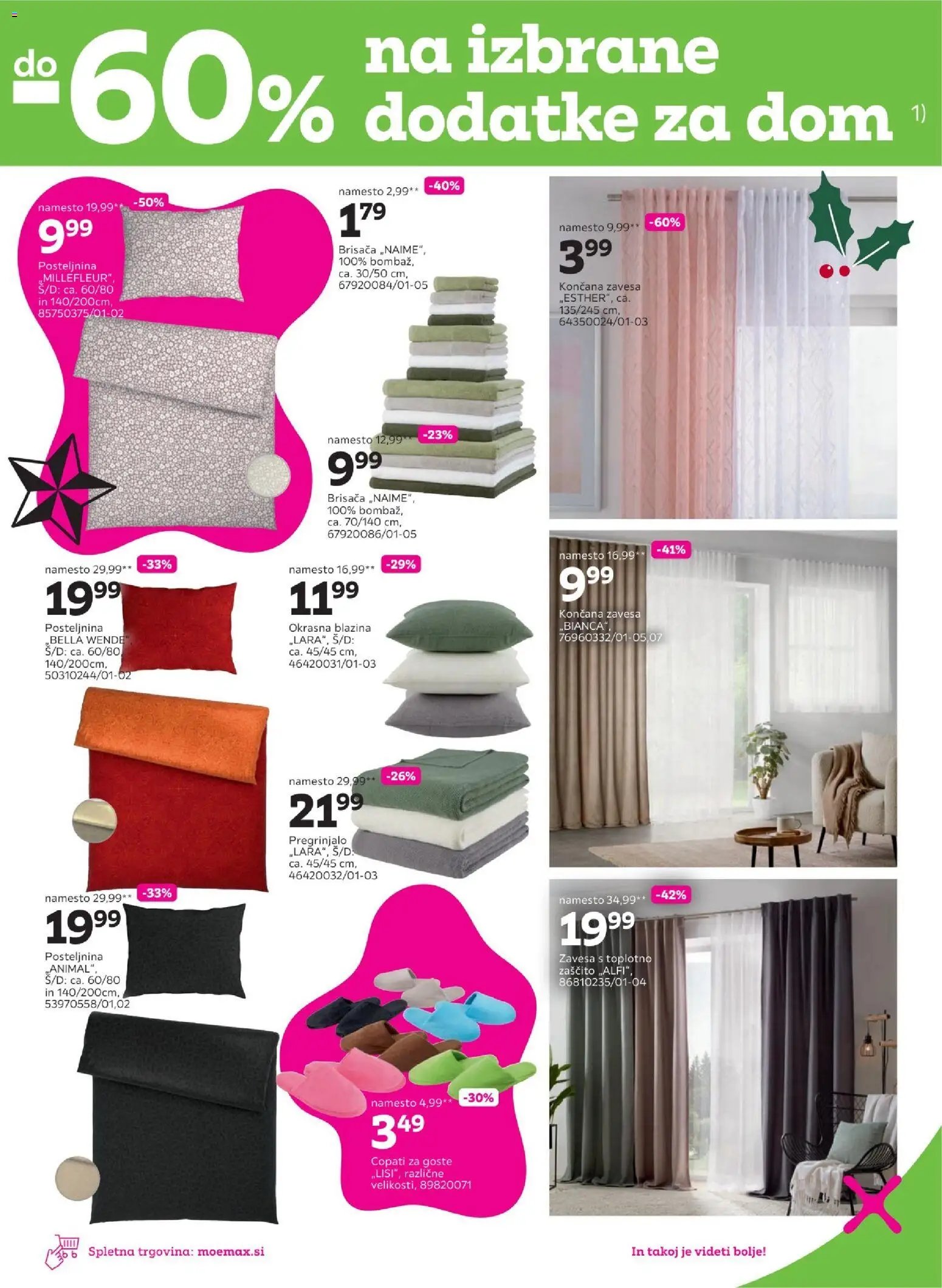 Mömax katalog do -60% na izbrane dodatke za dom (2025-12-01 - 2025-12-13)