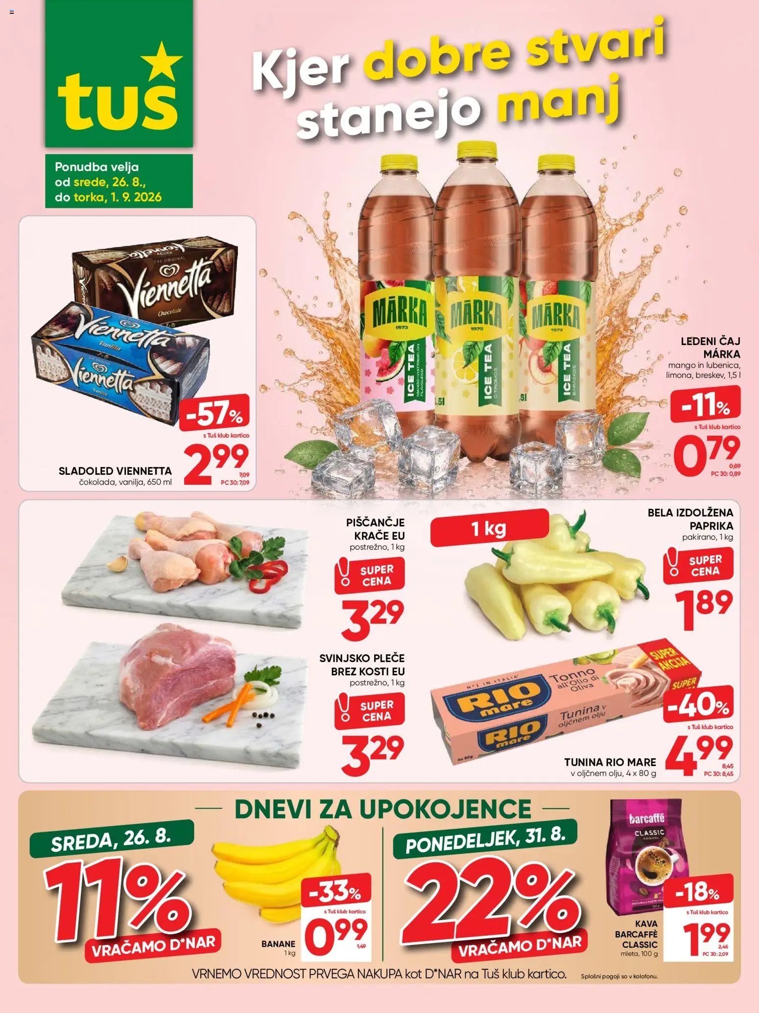 Tuš katalog