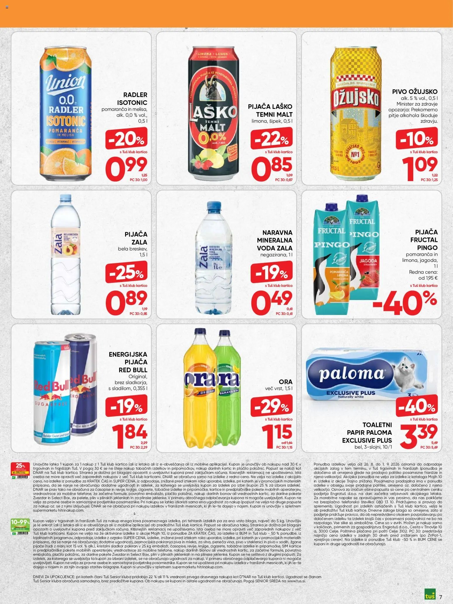 Tuš katalog