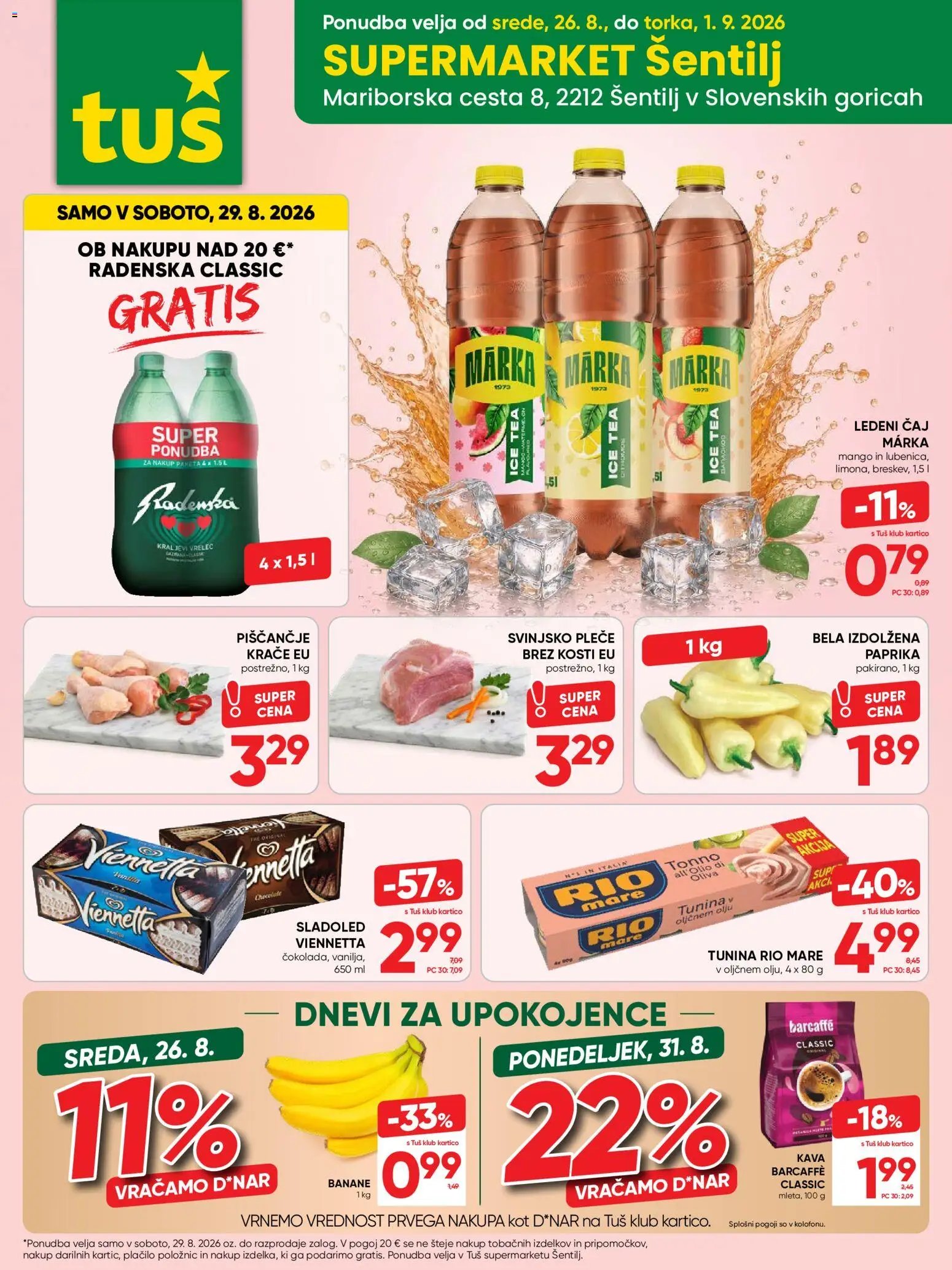 Tuš katalog