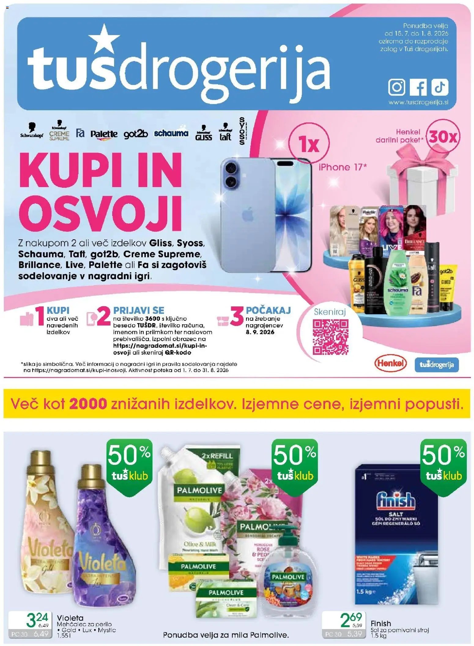 Tuš drogerija katalog