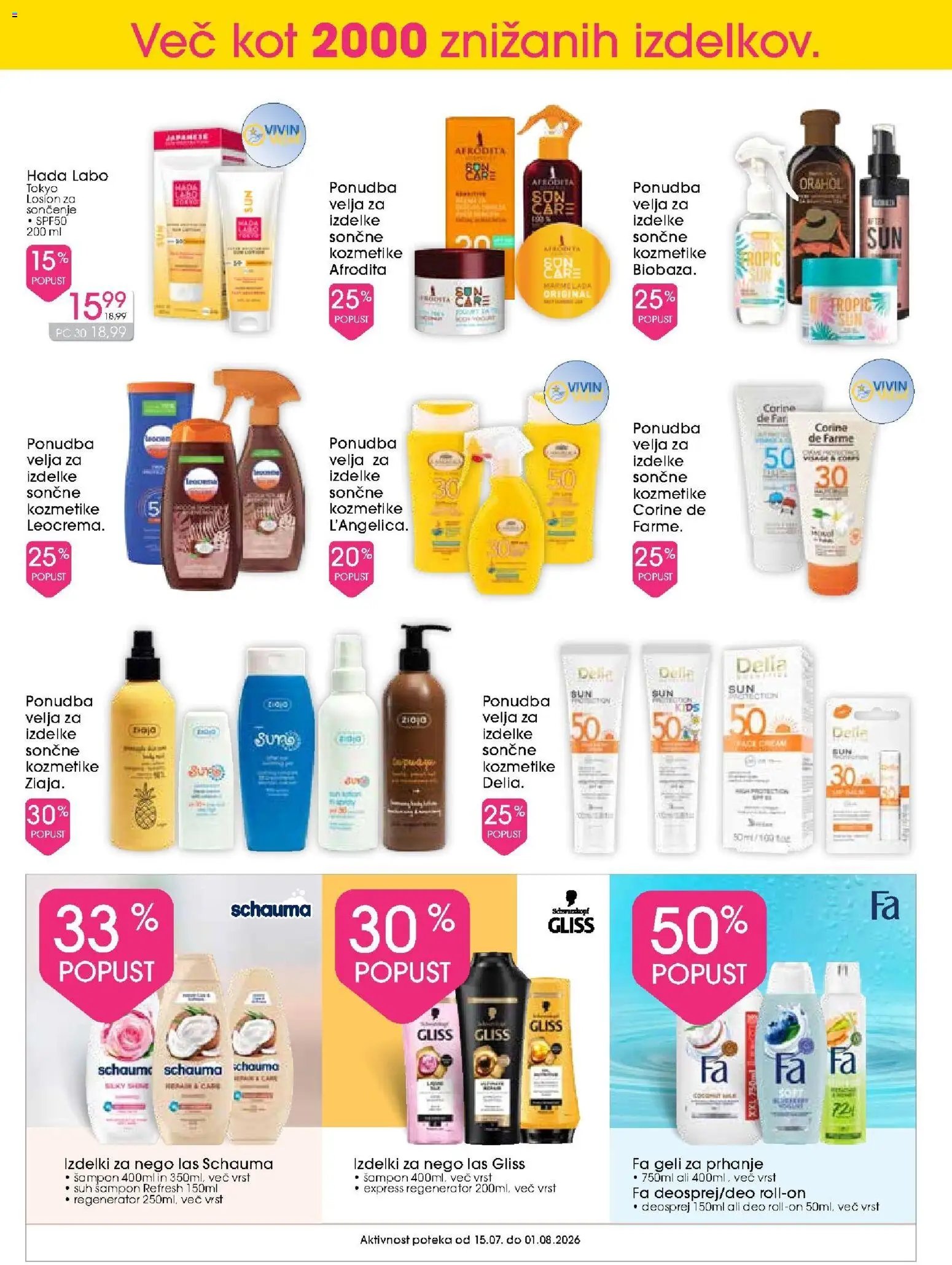 Tuš drogerija katalog