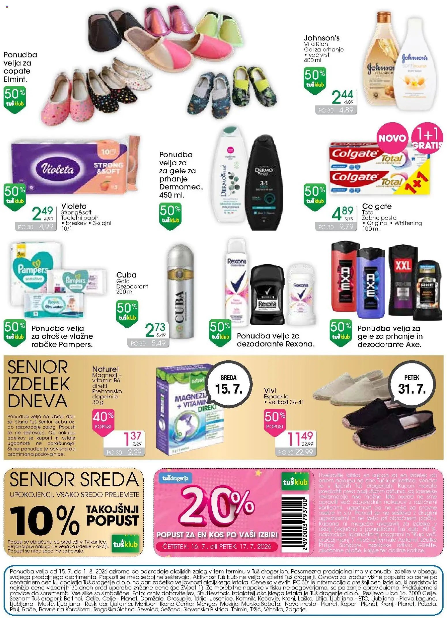 Tuš drogerija katalog