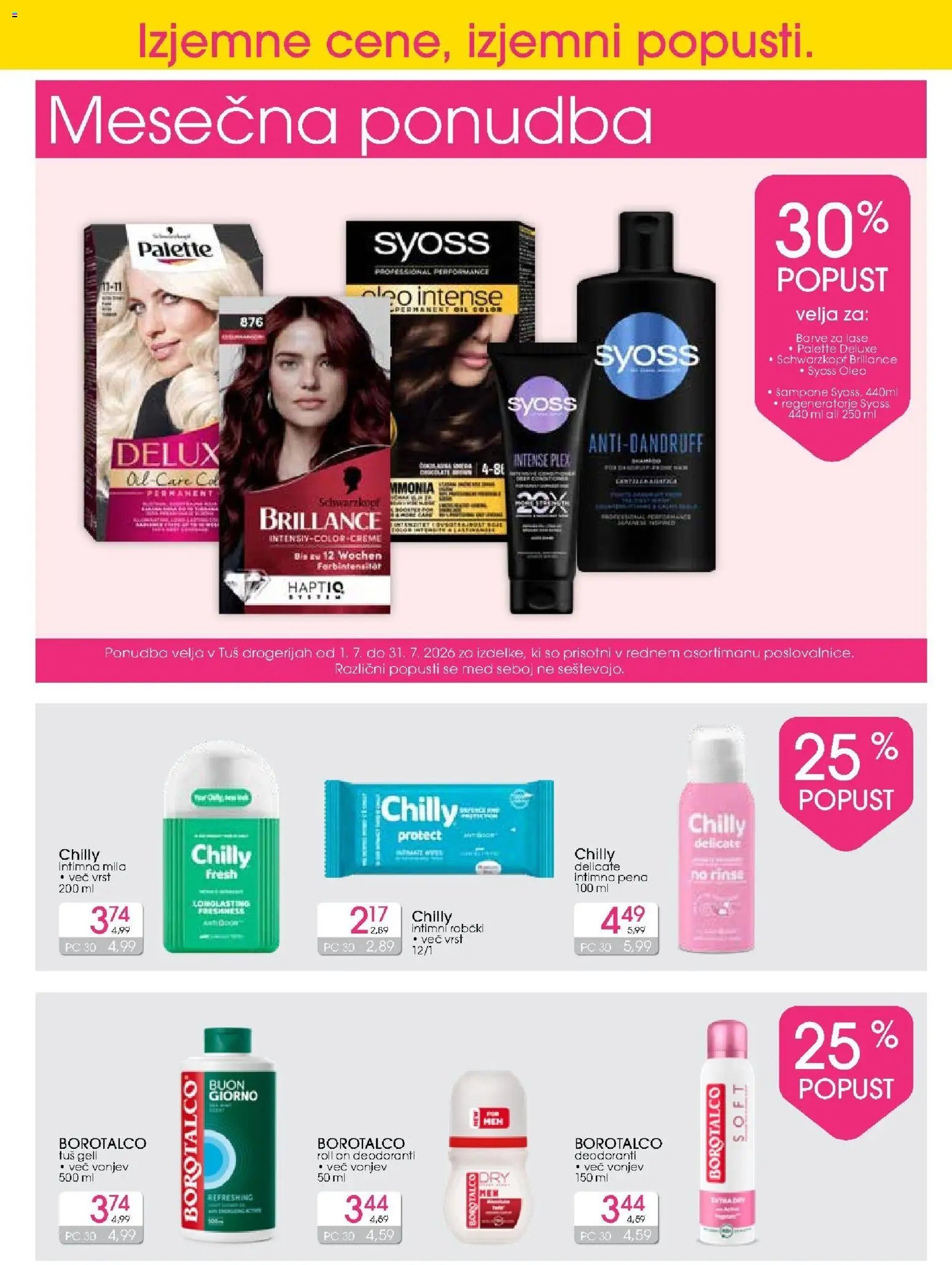 Tuš drogerija katalog