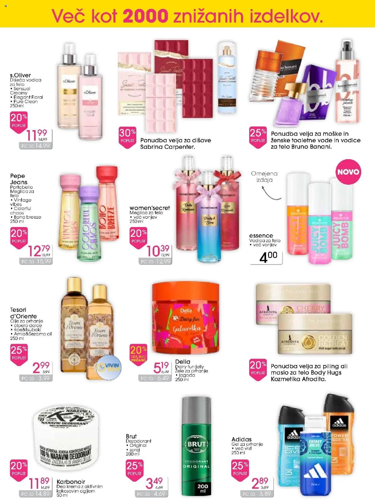 Tuš drogerija katalog