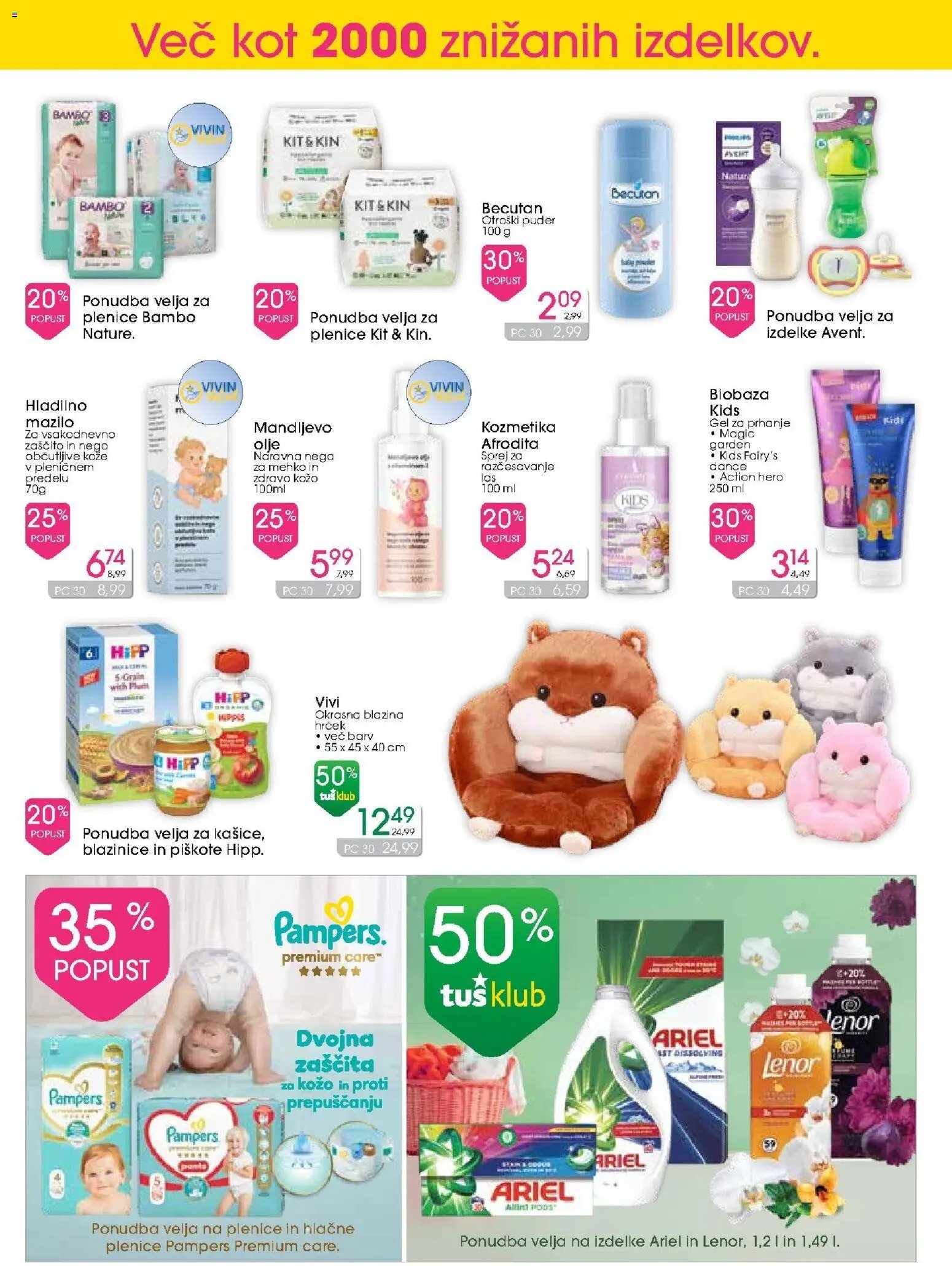 Tuš drogerija katalog