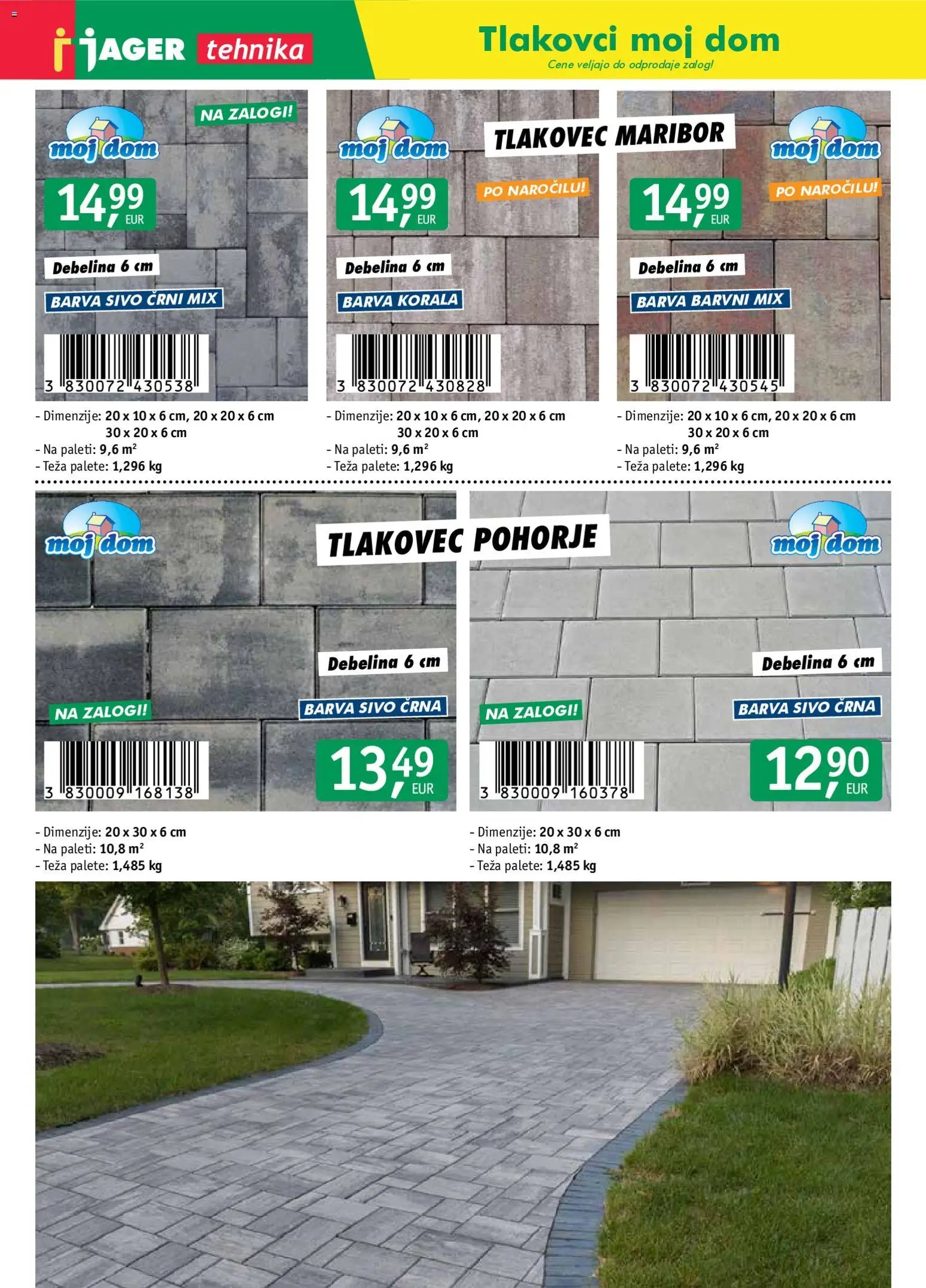 Jager katalog tlakovcev