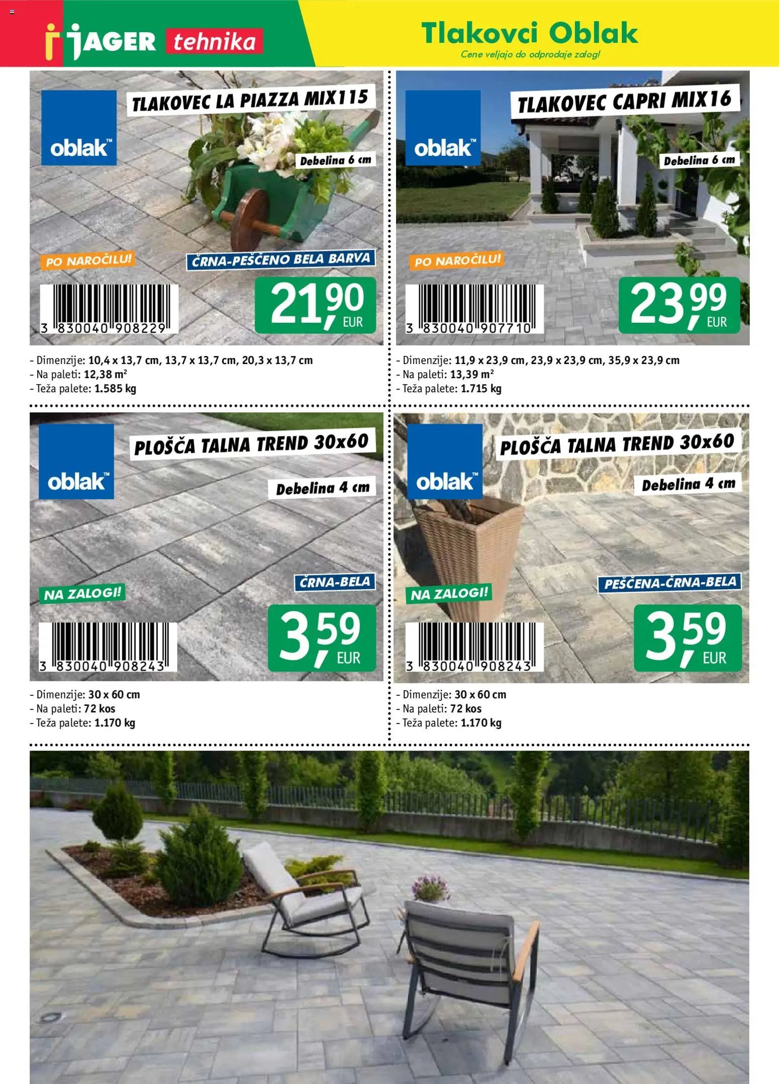 Jager katalog tlakovcev